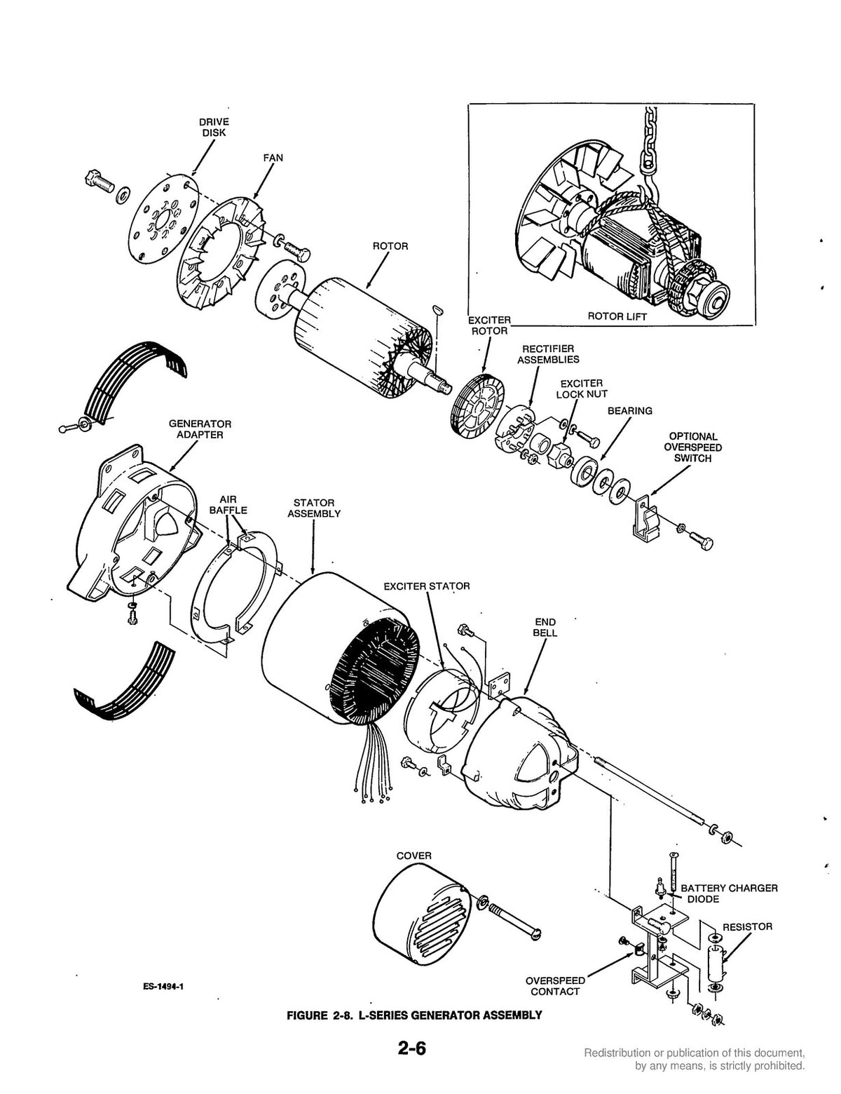ONAN MDL3 MDL4 MDL6 Marine Genset Service Manual 1991 - WIRE BOUND - COVERS