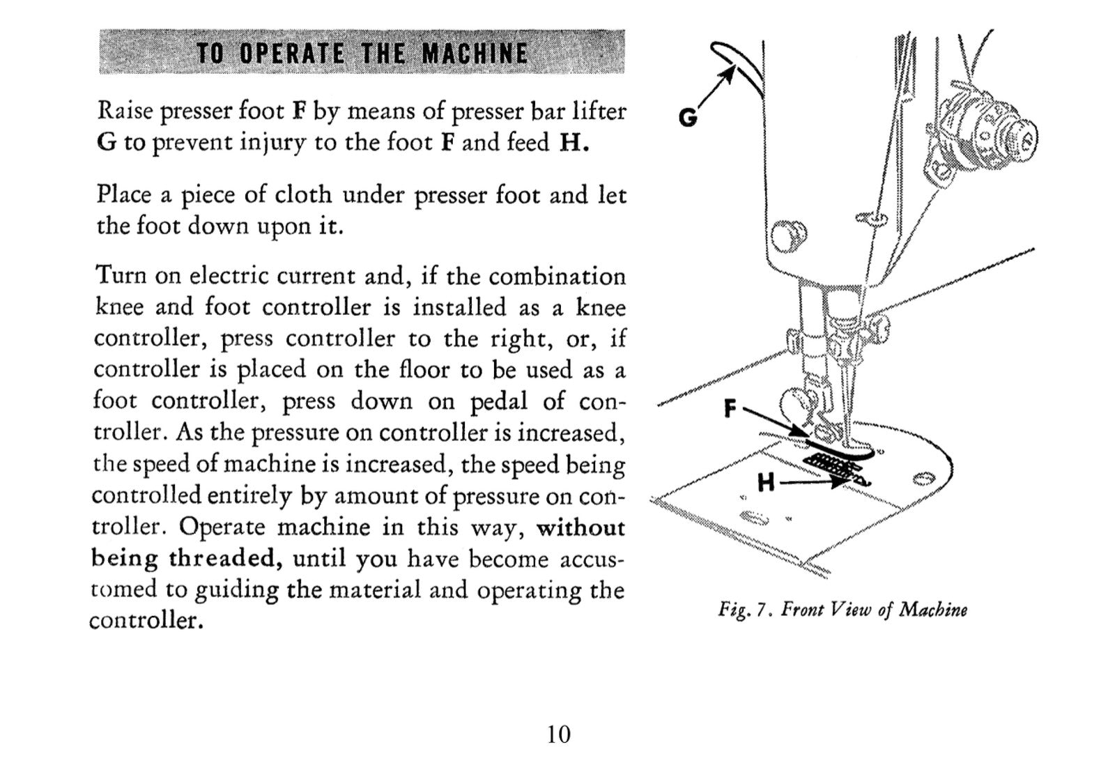 SINGER 201 Sewing Machine Instructions For Using Manual 1957 - WIRE BOUND