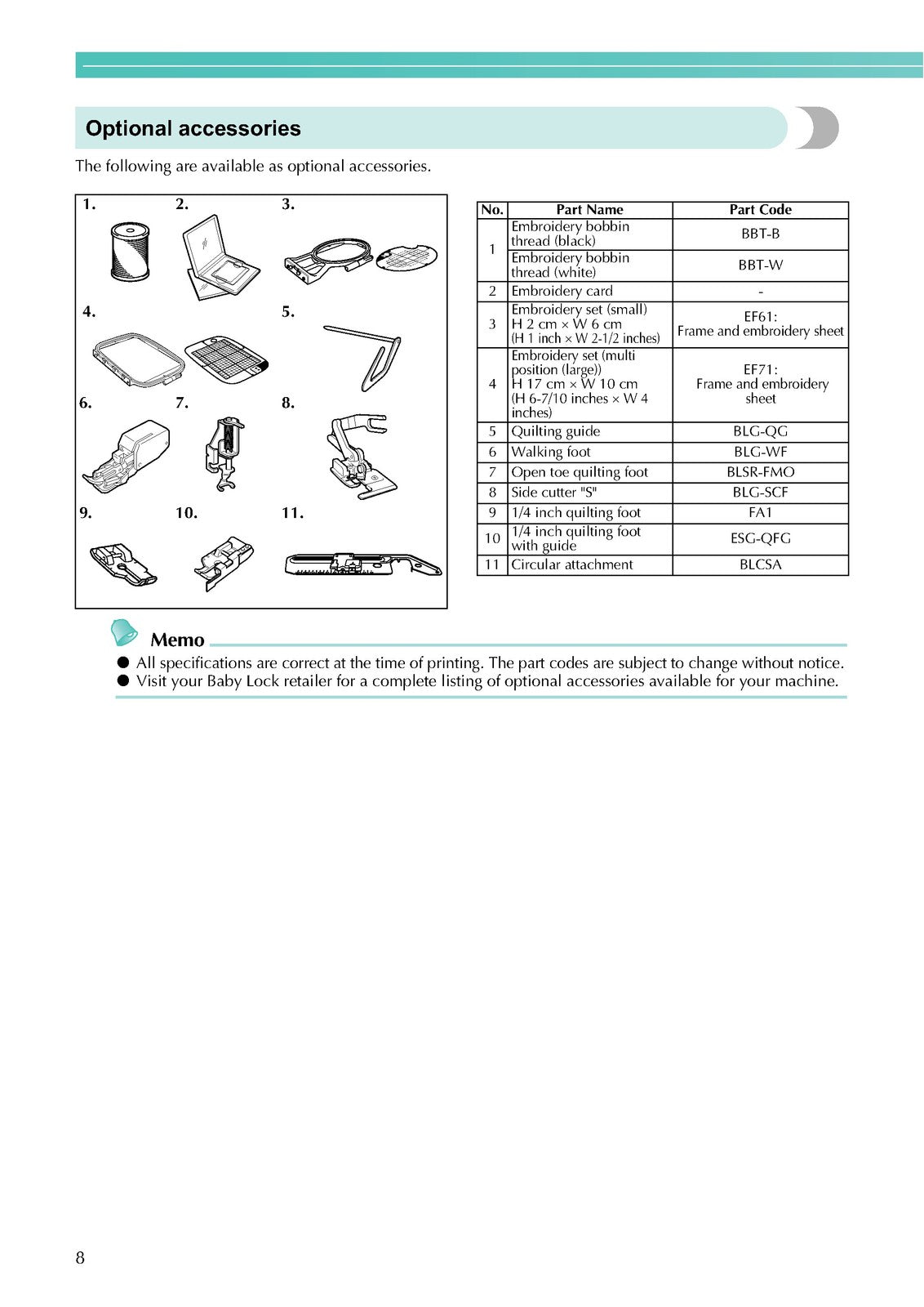 BABY LOCK Sofia 2 BL137A2 Sewing Machine Instruction Manual - WIRE BOUND