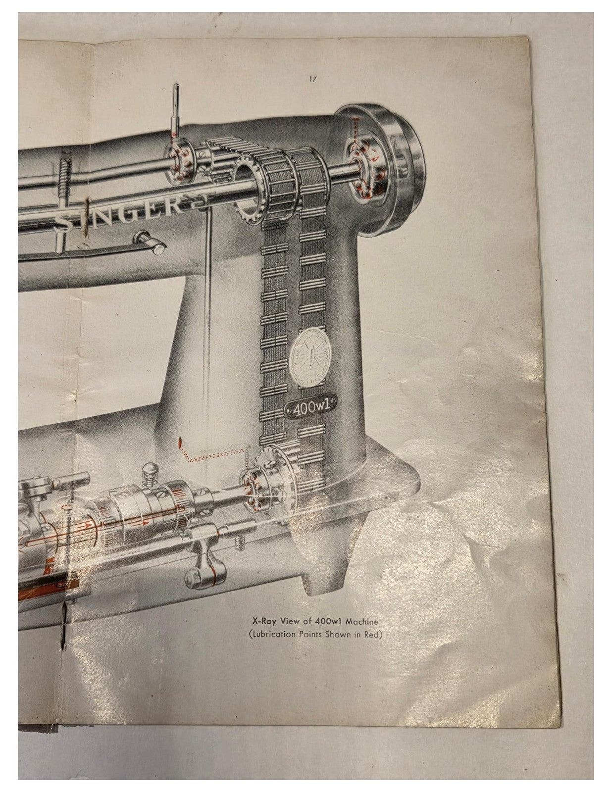SINGER 400W1 400W2 400W3 400W4 400W5 Sewing Machine Instruction Manual - BOUND
