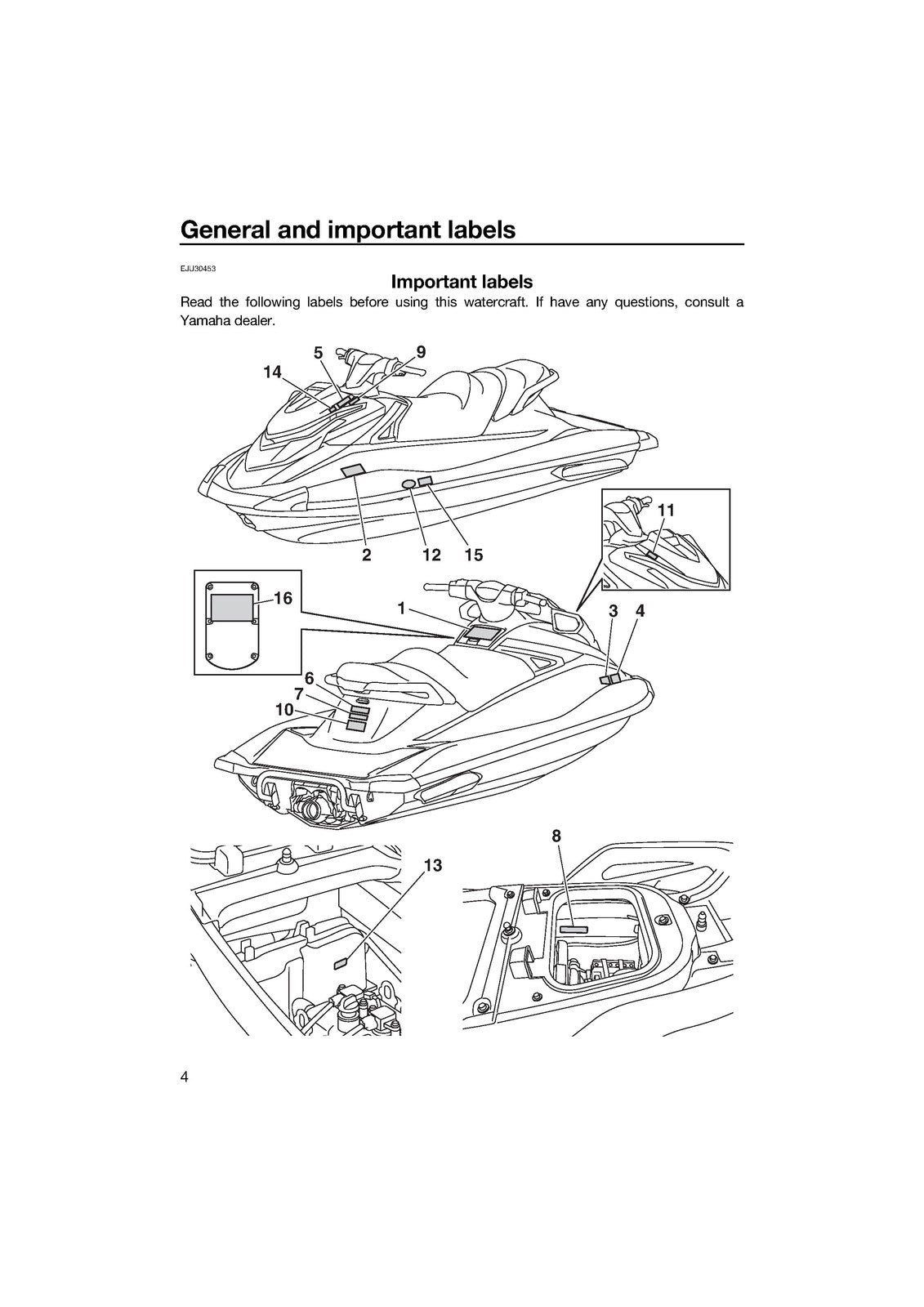 YAMAHA WaveRunner GP1800R Owners Operators Manual 2019 - WIRE BOUND - COVERS