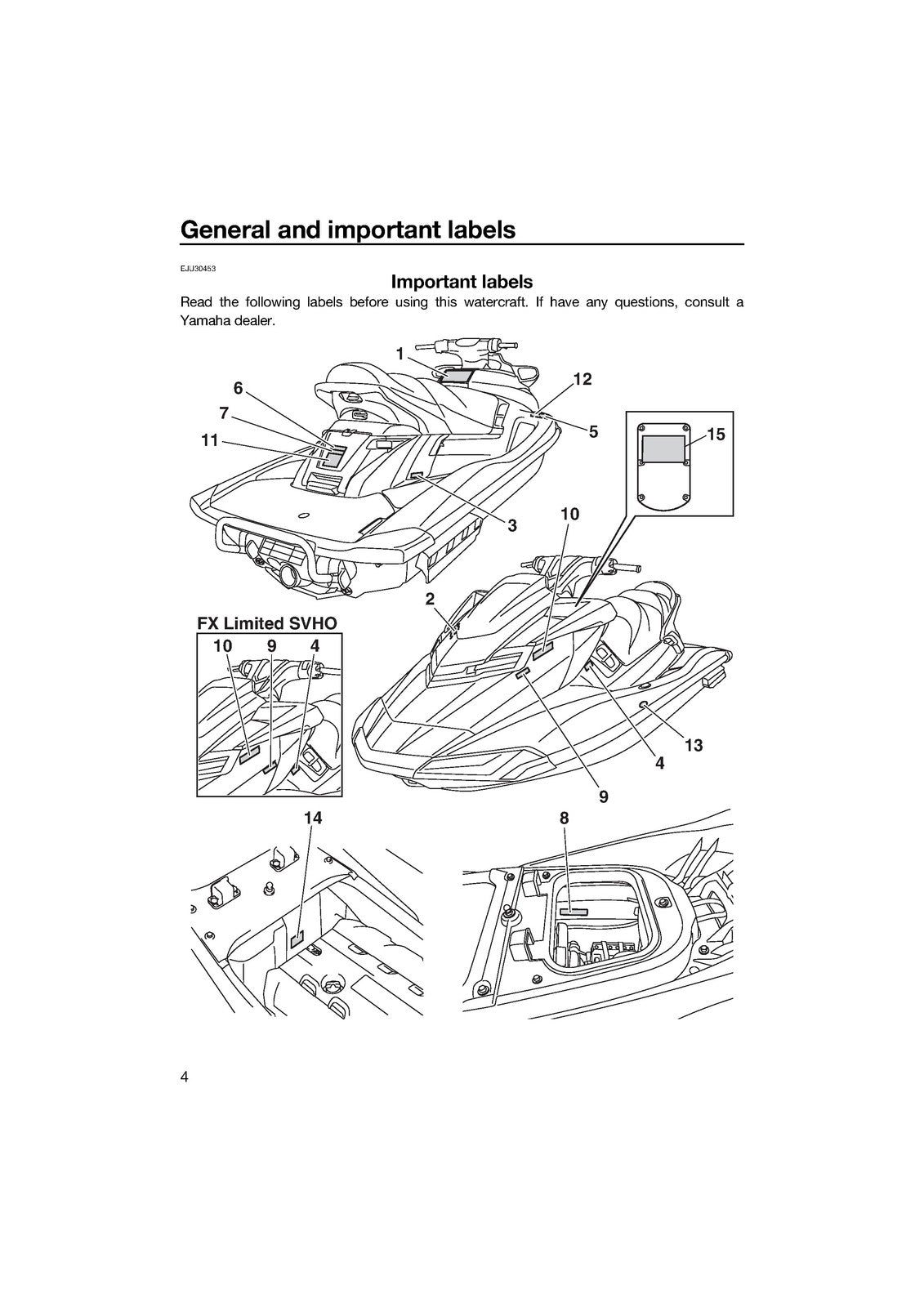 YAMAHA FX SVHO FX Cruiser SVHO FX Limited SVHO WaveRunner Owners Manual - BOUND