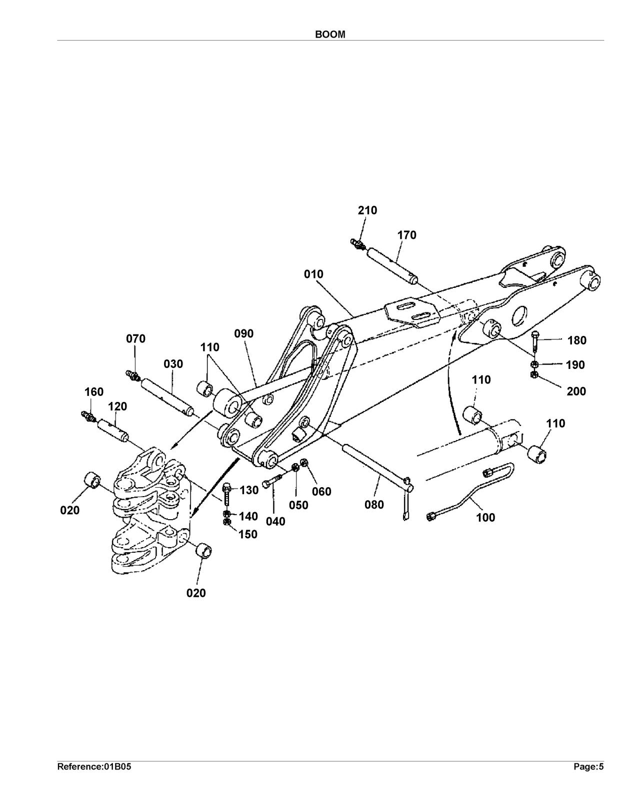 TEREX BT751 Backhoe Illustrated Parts List Manual - WIRE BOUND - TOUGH COVERS
