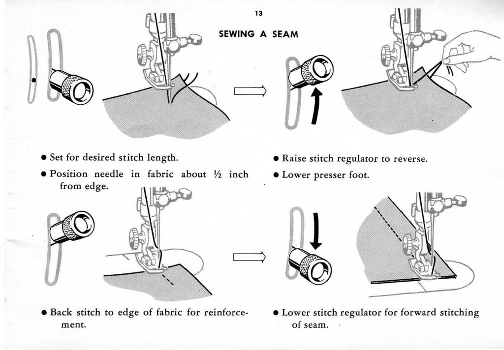 SINGER 185 185K3 Instruction Manual Color Covers - WIRE BOUND - TOUGH COVERS