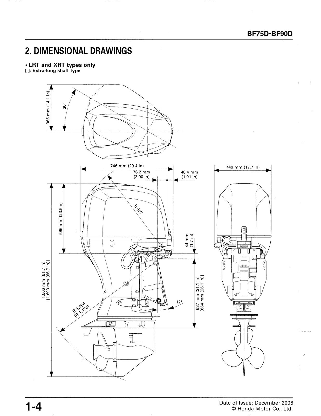 HONDA BF75D BF90D 2006-2011 Shop Manual 61ZY900E2 - BOUND - COVERS - XL FOLDOUTS