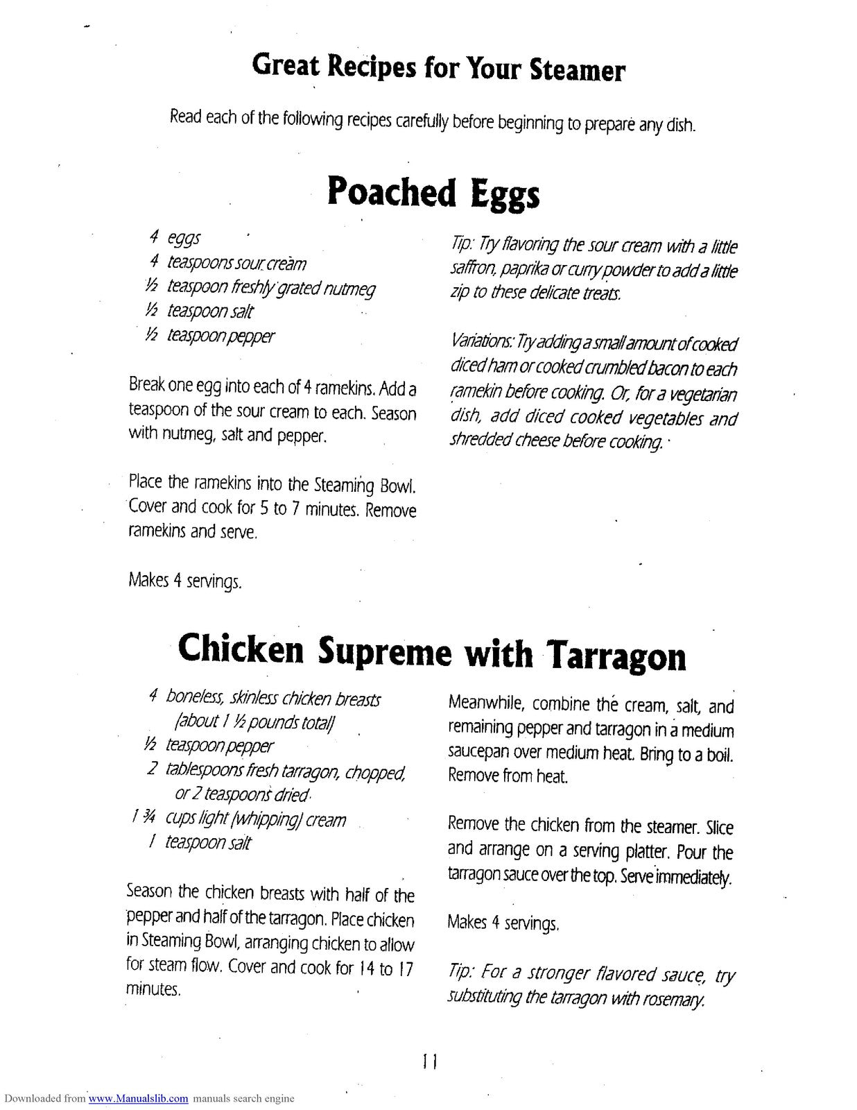 ZOJIRUSHI EJ-PC50 Food Steamer Operating Instructions And Recipe Manual - BOUND