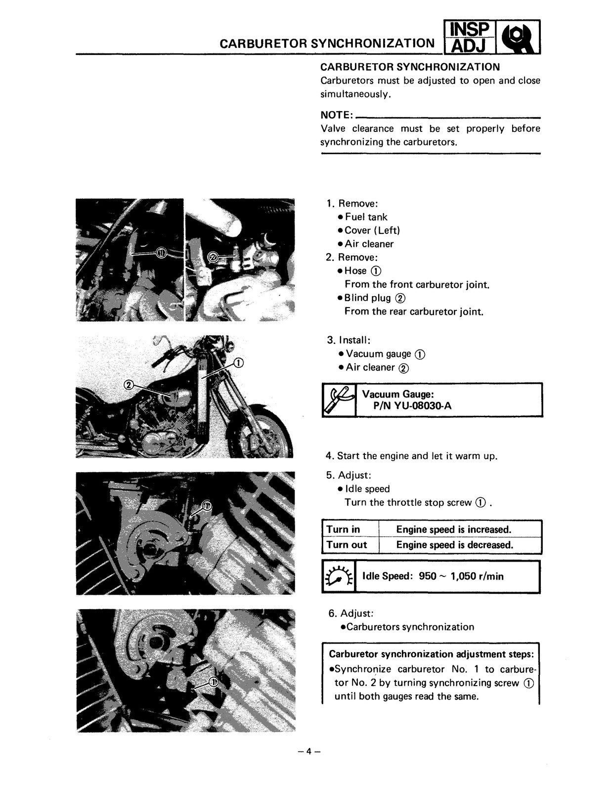 YAMAHA XV700 XV750 XV1000 XV1100 Motorcycle Service Manual 1985-1999 - BOUND