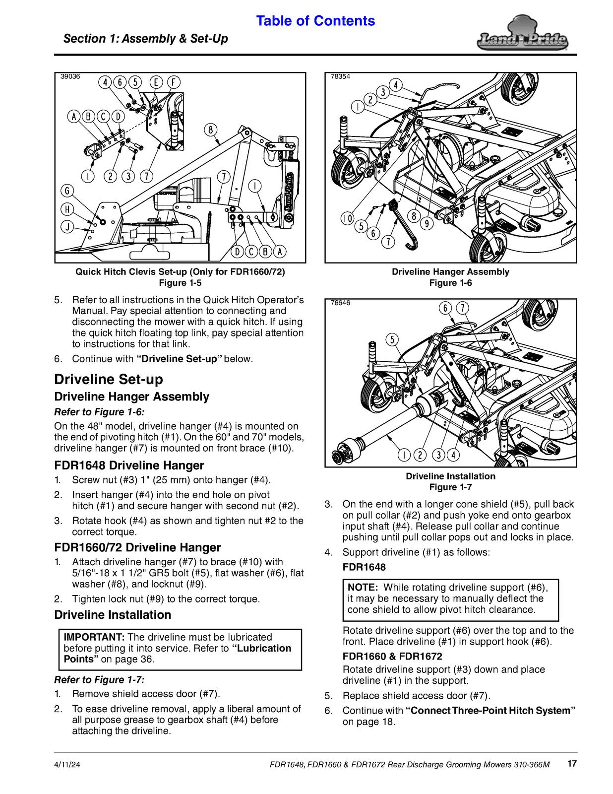 LAND  More PRIDE Rear Discharge Grooming Mowers Operators Manual 2024 - BOUND