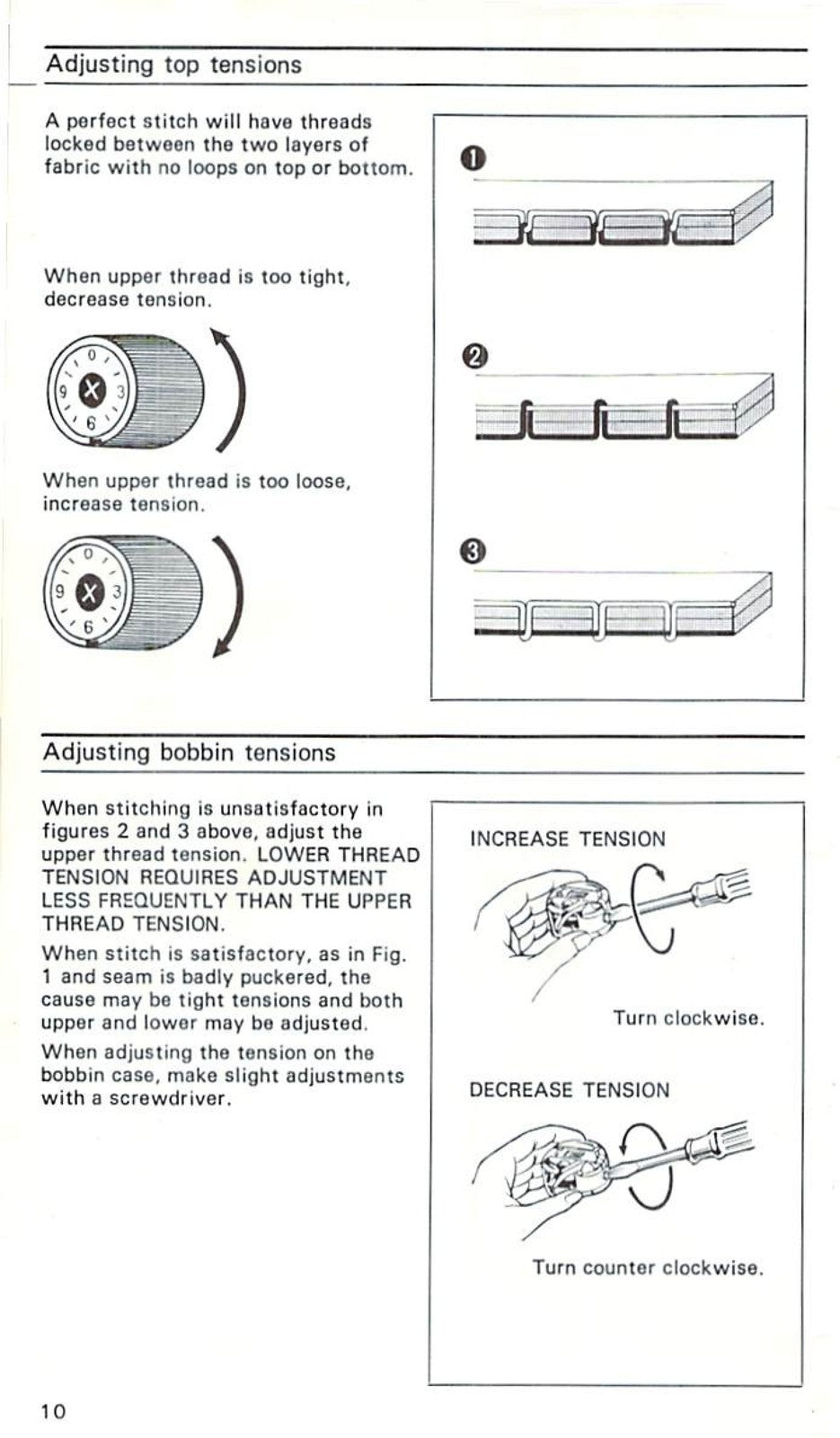 FRISTER ROSSMANN 504 Free Arm Sewing Machine Instruction Manual - WIRE BOUND