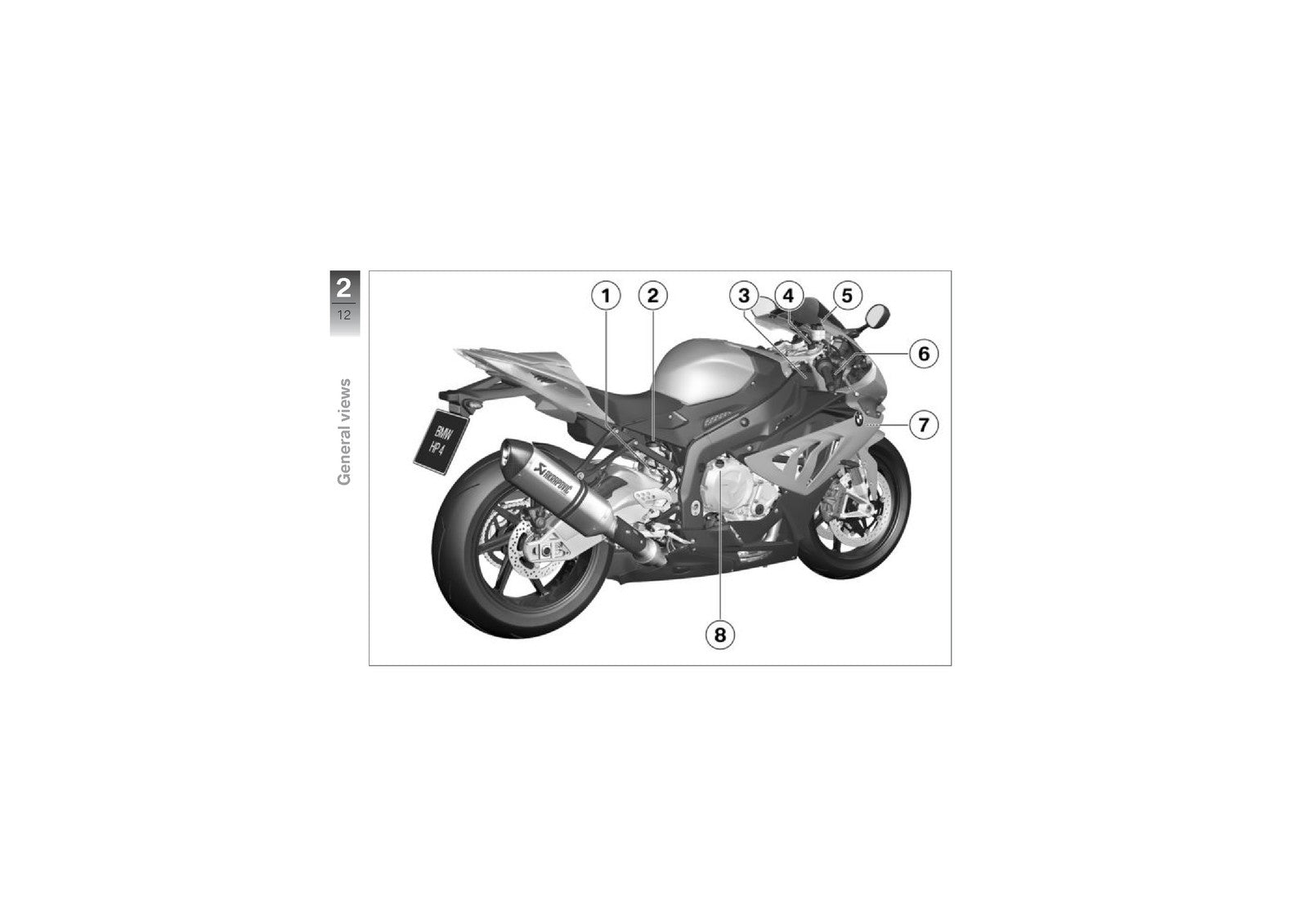 BMW HP4 Motorcycle Riders Manual - STEEL WIRE BOUND - PROTECTIVE COVERS