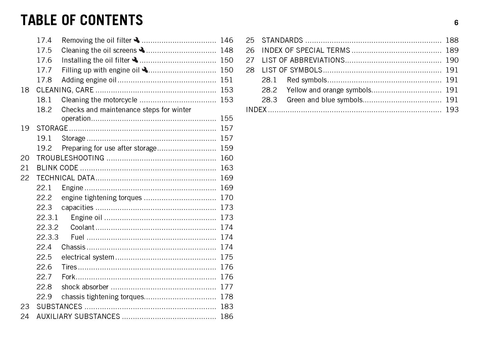 KTM 690 SMC R ABS Owners Manual 2016 - STEEL WIRE BOUND - PROTECTIVE COVERS