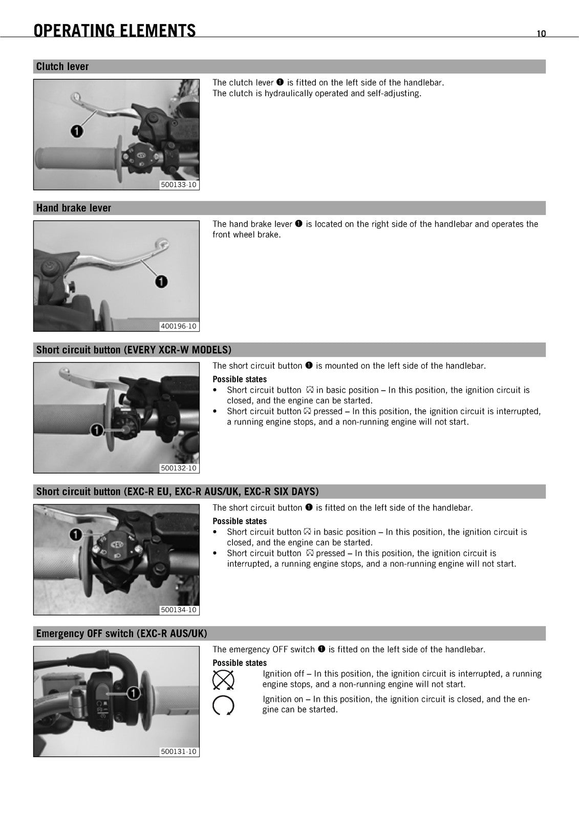 KTM 450 530 EXC-R XCR-W Owners Manual 2008 - STEEL WIRE BOUND - TOUGH COVERS