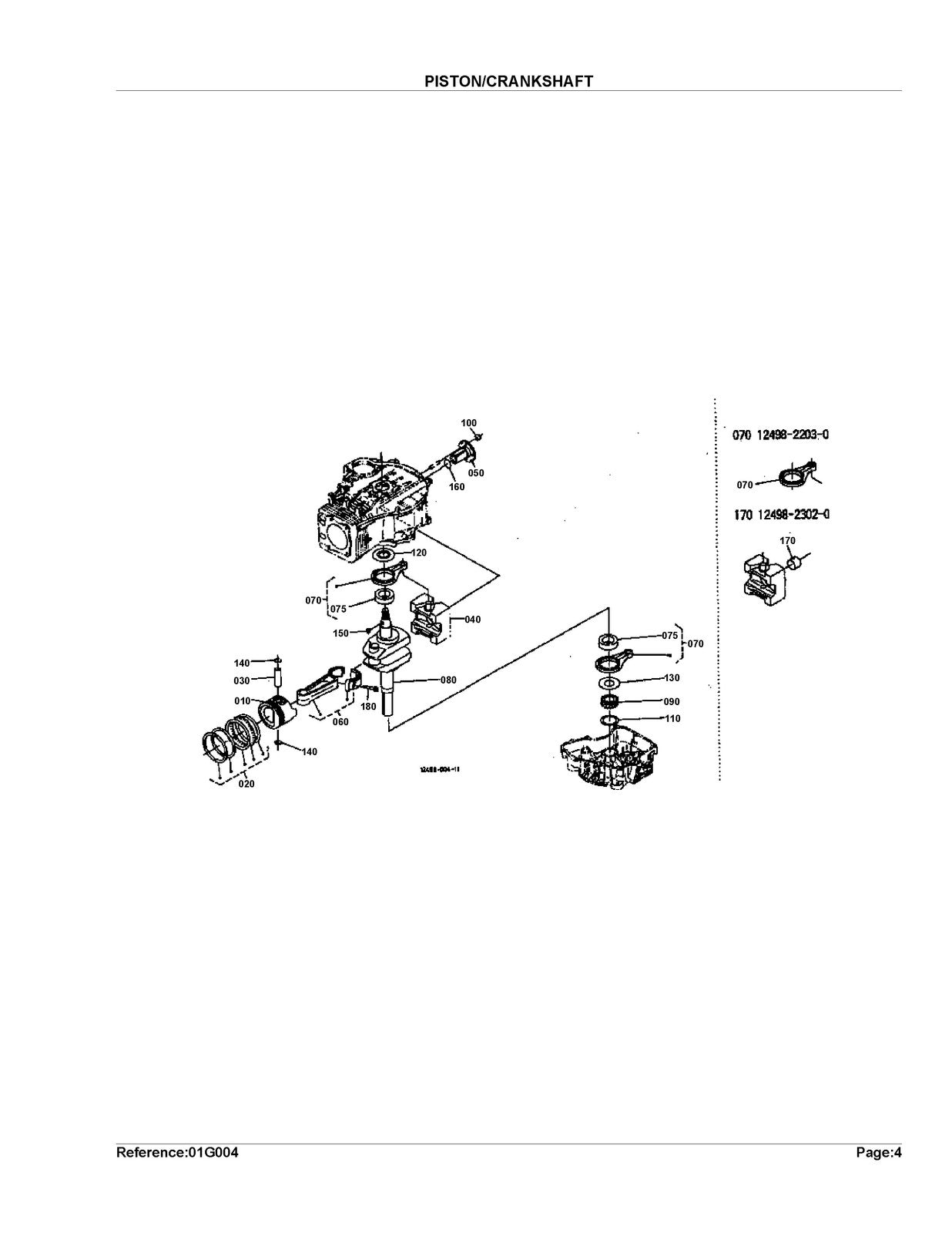 KUBOTA T1460 serial number 39999 and below Parts Manual - WIRE BOUND - COVERS