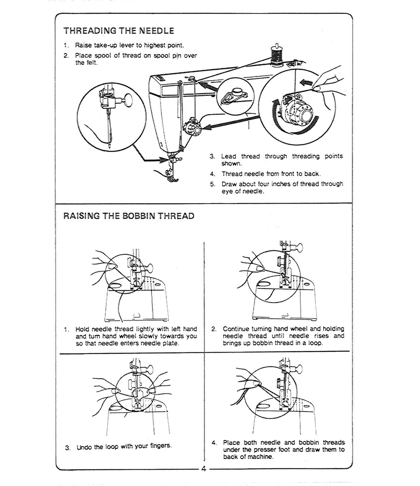 SINGER 247 547 876 966 3102 L47 Sewing Machine Manual - WIRE BOUND - COVERS
