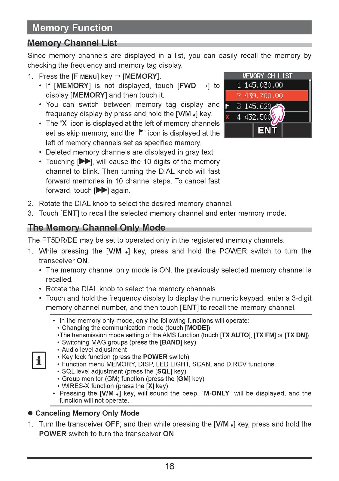 YAESU FT5DR FT5DE Dual Band Digital Transceiver Advance Manual - WIRE BOUND