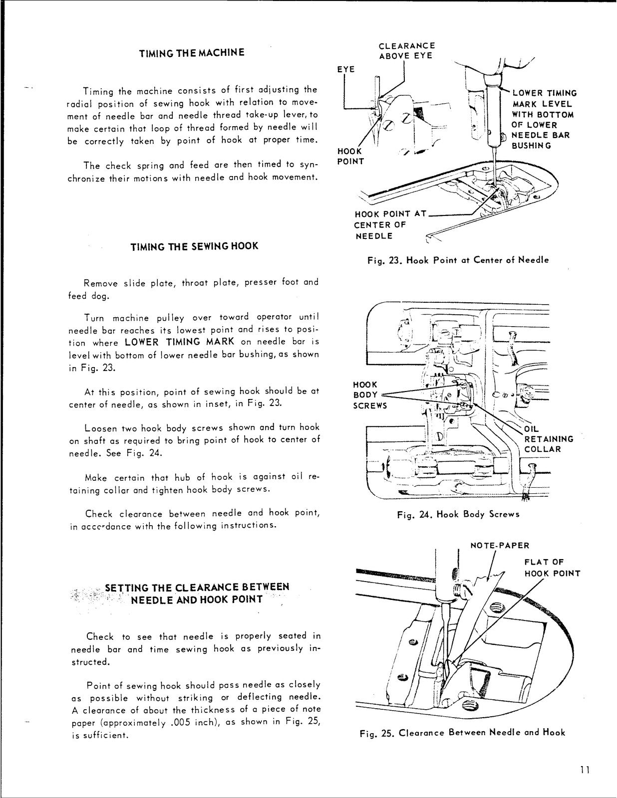 SINGER 281-1 281-3 281-21 Sewing Machine Service Manual - WIRE BOUND - COVERS
