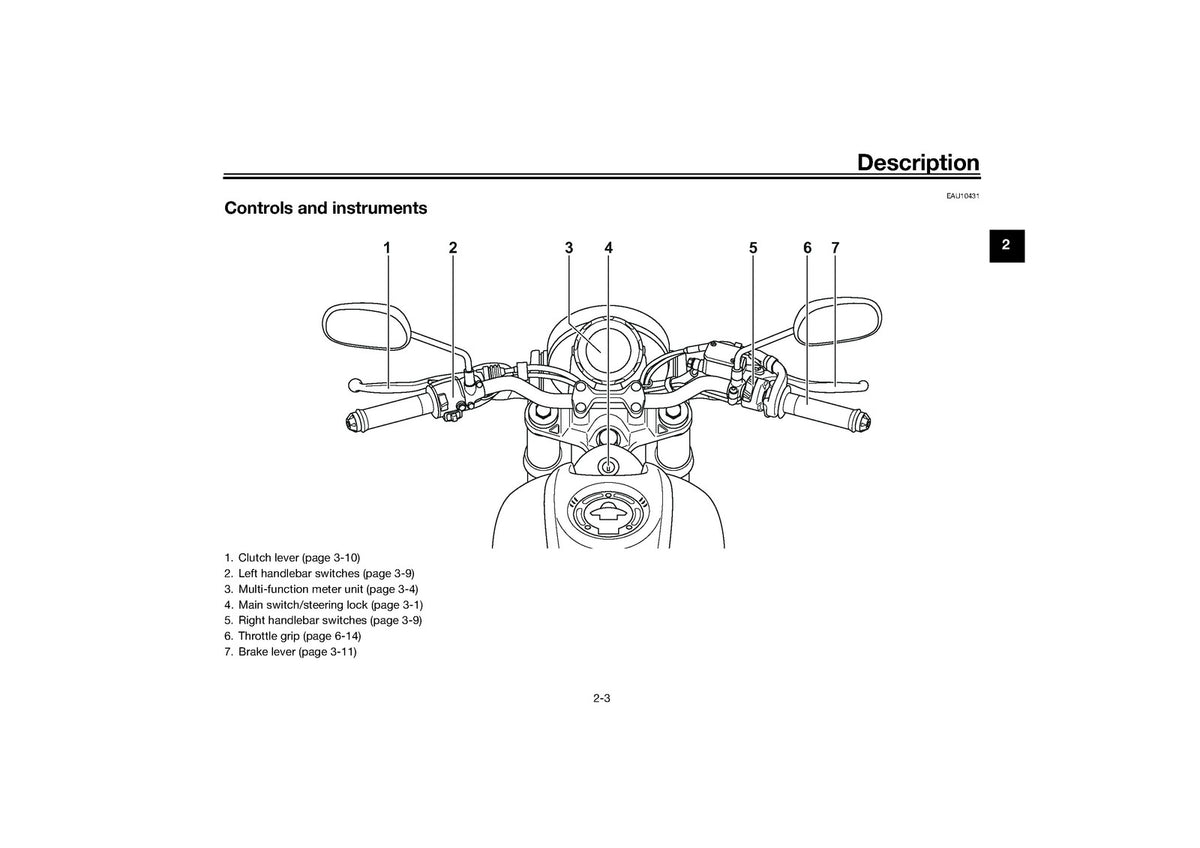 YAMAHA XSR125 Motorcycle Owners Manual 2025 - STEEL WIRE BOUND - TOUGH COVERS