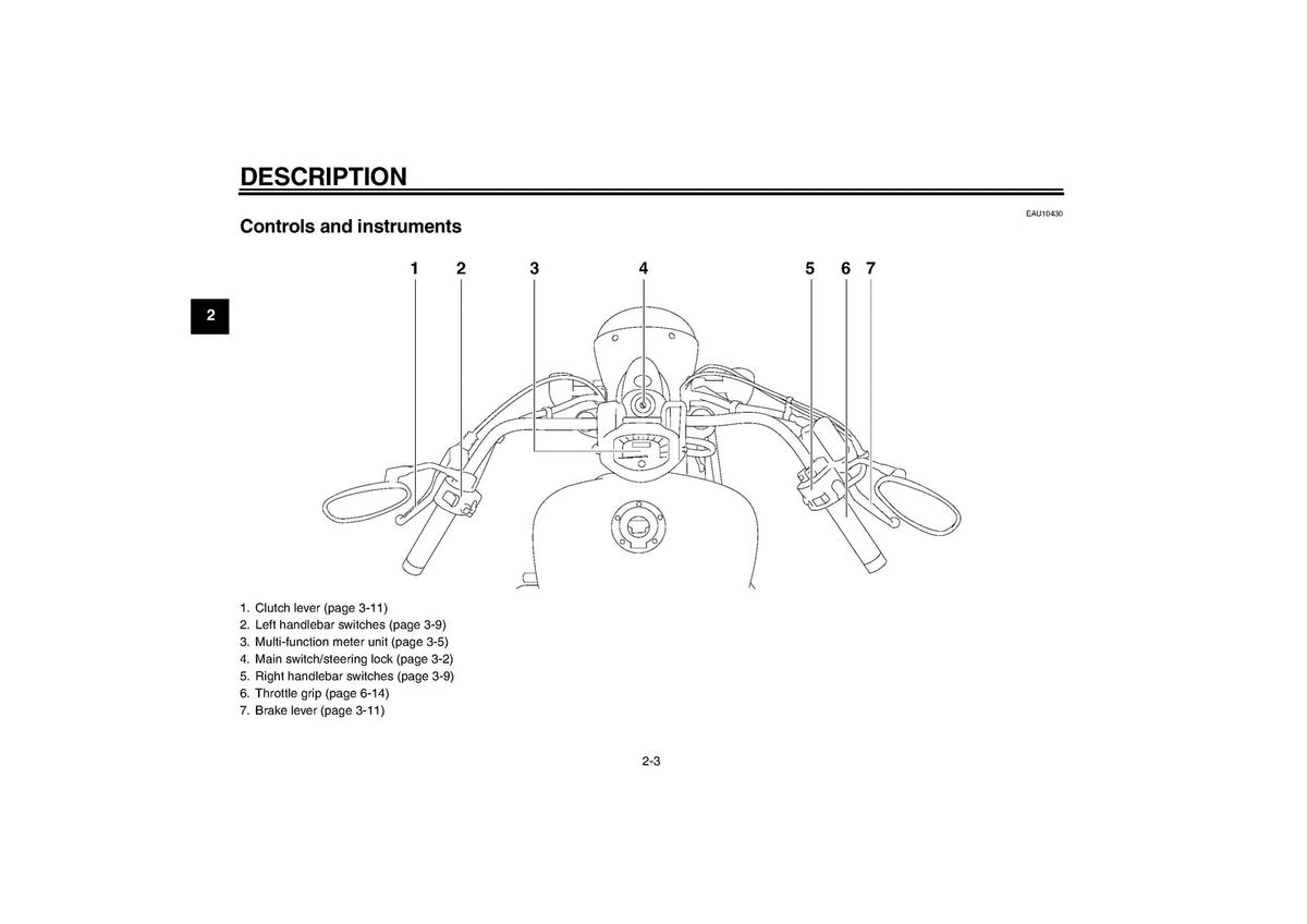 YAMAHA XVS1300A Owners Manual 2007 - STEEL WIRE BOUND - PROTECTIVE COVERS