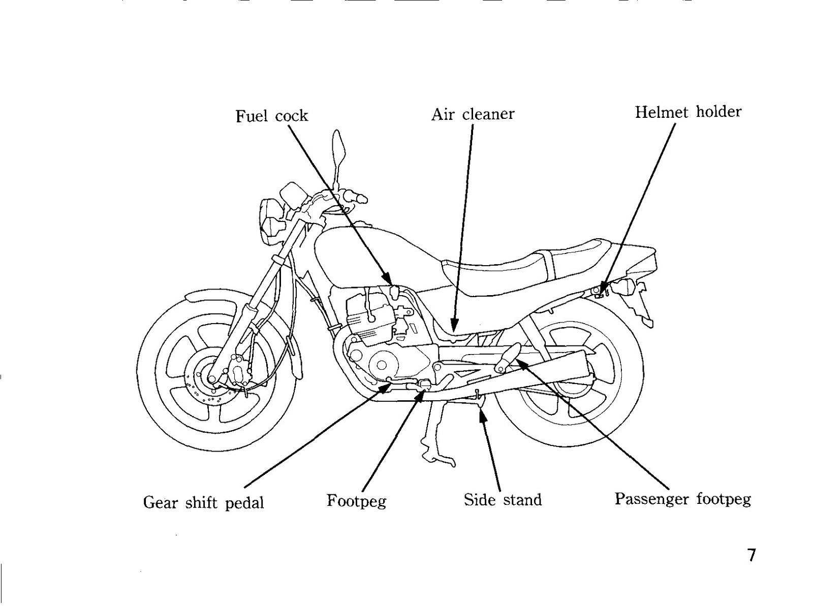 HONDA CB250 Motorcycle Owners Manual 2002 - BOUND - COVERS - XL FOLDOUT PAGES