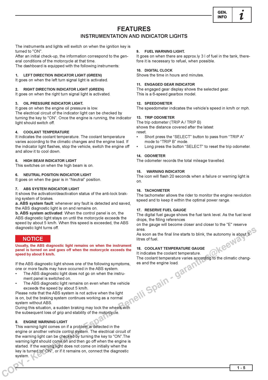 BENELLI TRK 702 702 X Workshop Manual - STEEL WIRE BOUND - PROTECTIVE COVERS