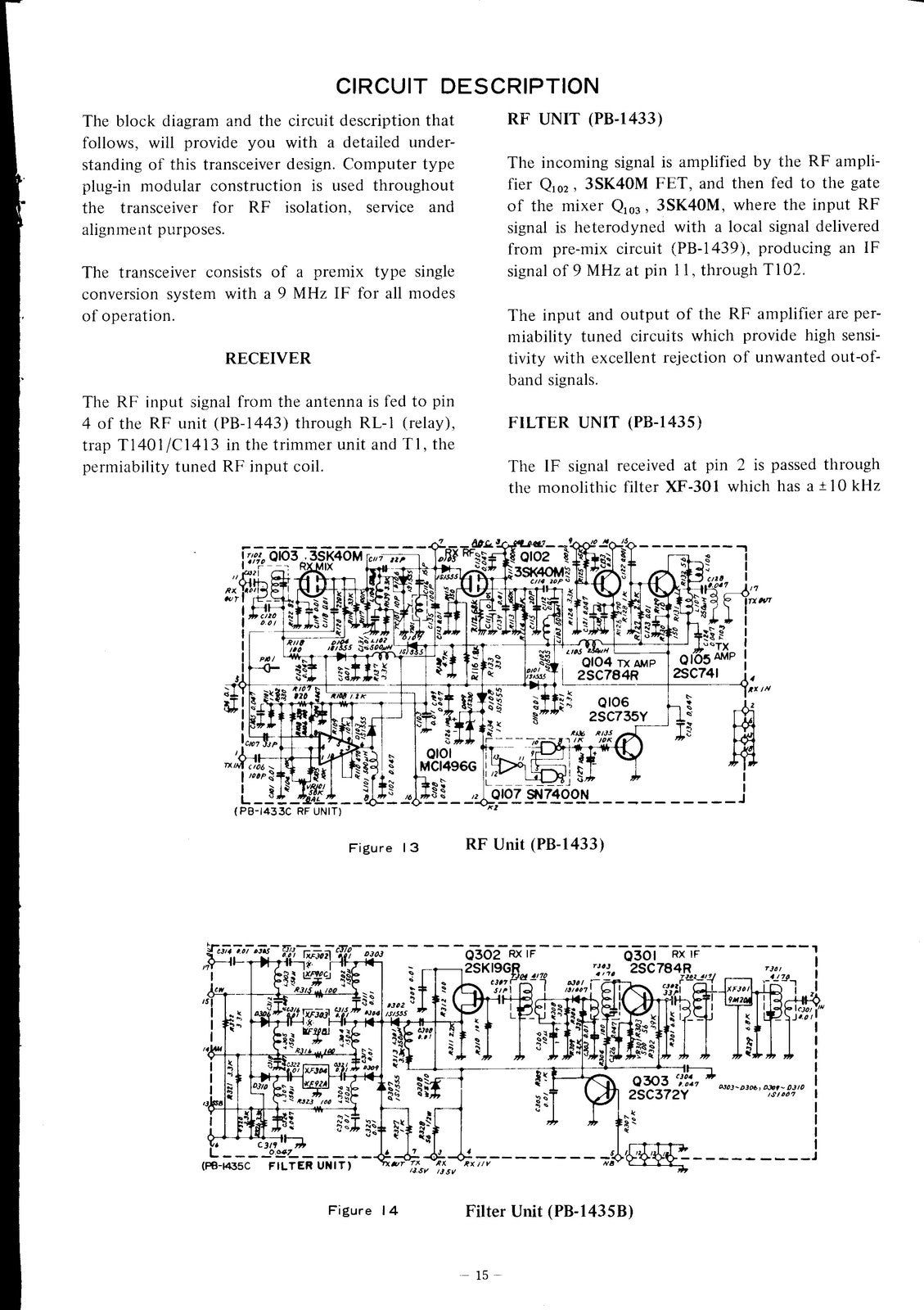 YAESU FT-301 Instruction and Service Manual - STEEL WIRE BOUND - TOUGH COVERS