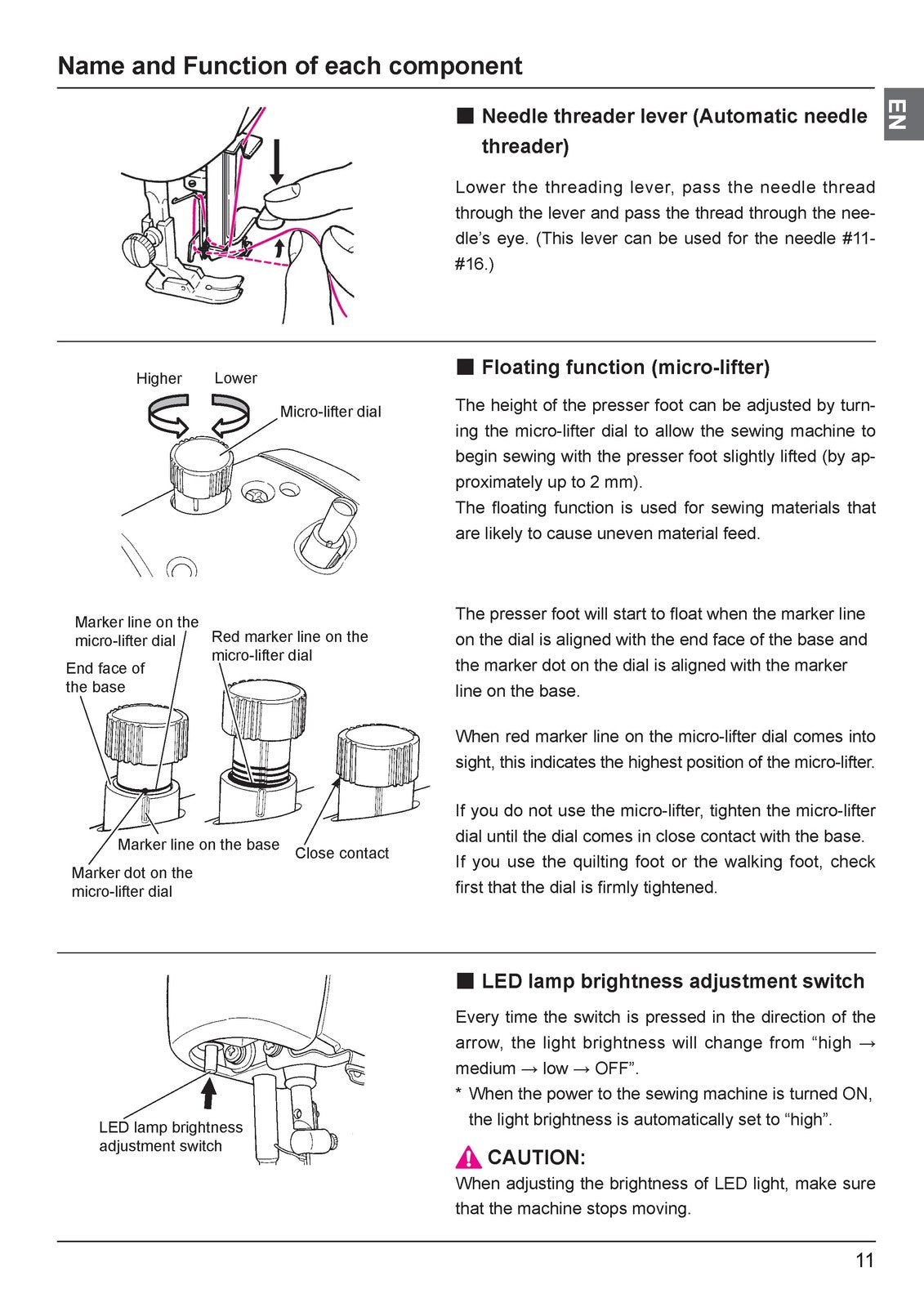 JUKI TL-18QVP Sewing Machine Instruction Manual - WIRE BOUND - TOUGH COVERS