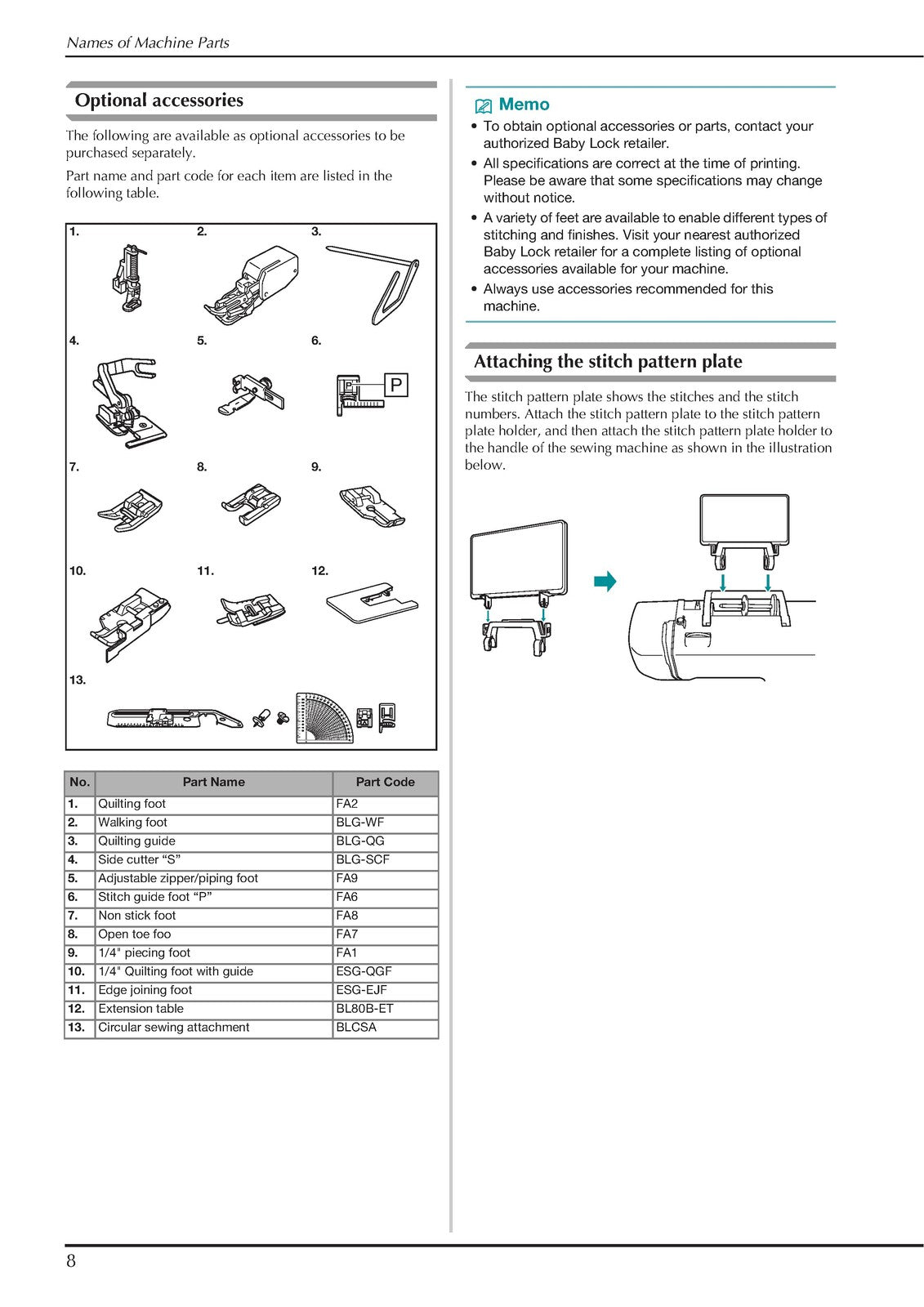 BABY LOCK Jubilant BL80B Sewing Machine Instruction Manual - WIRE BOUND - COVERS