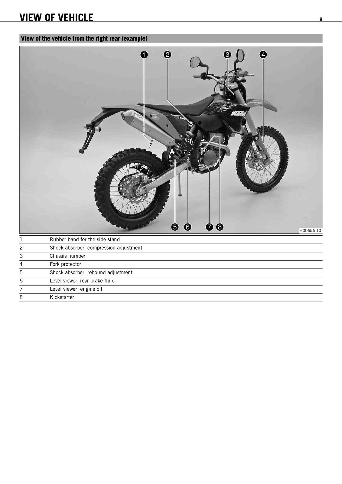 KTM 250 EXC-F XCF-W XC-F SX-F Motorcycle Owners Manual 2009 - WIRE BOUND