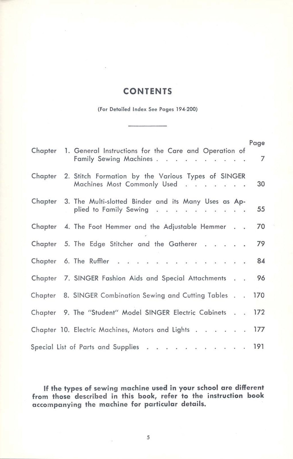 SINGER Sewing Machine Operators & Service Manual BUNDLE - WIRE BOUND - COVERS