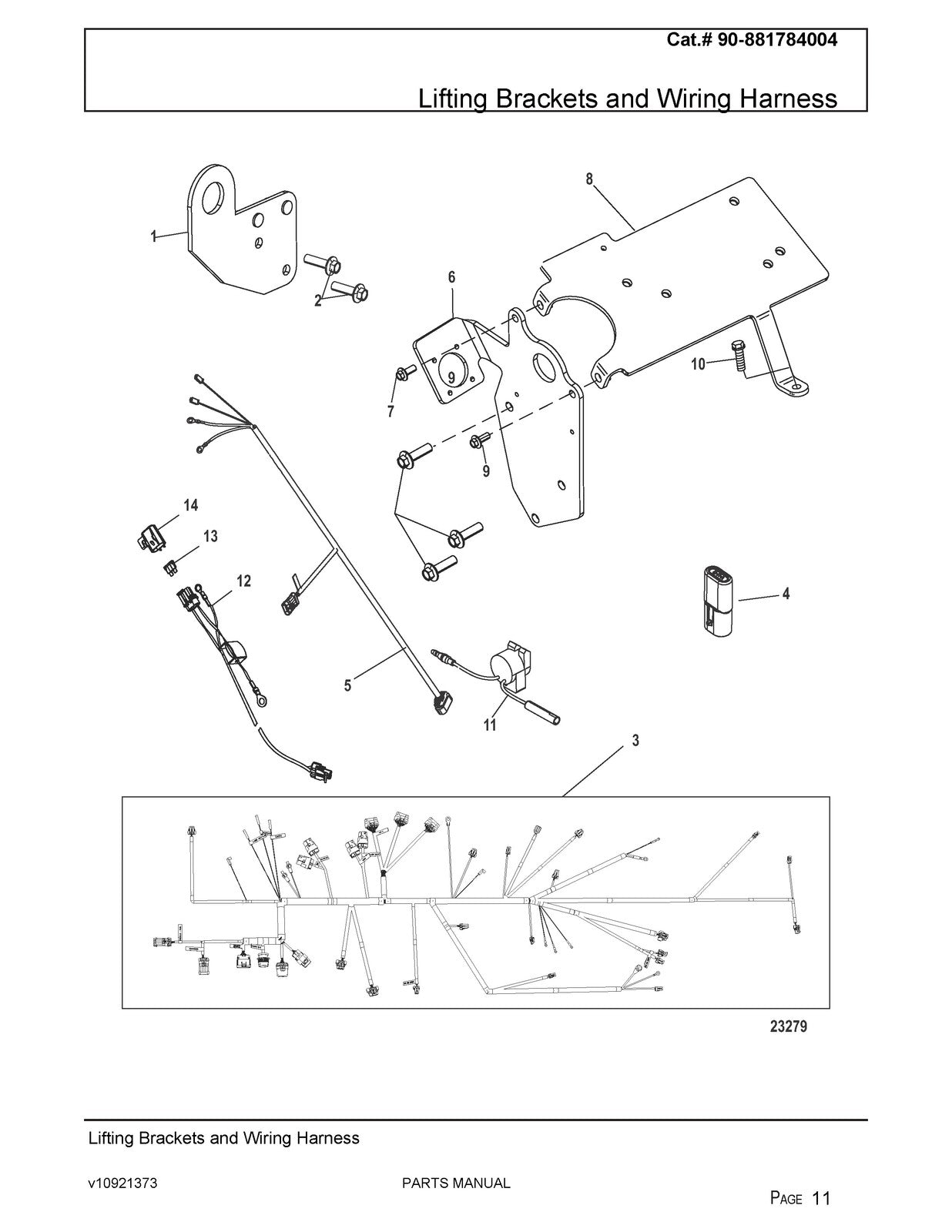 MERCURY MERCRUISER 496 MAG Sterndrive Parts Manual - WIRE BOUND - TOUGH COVERS