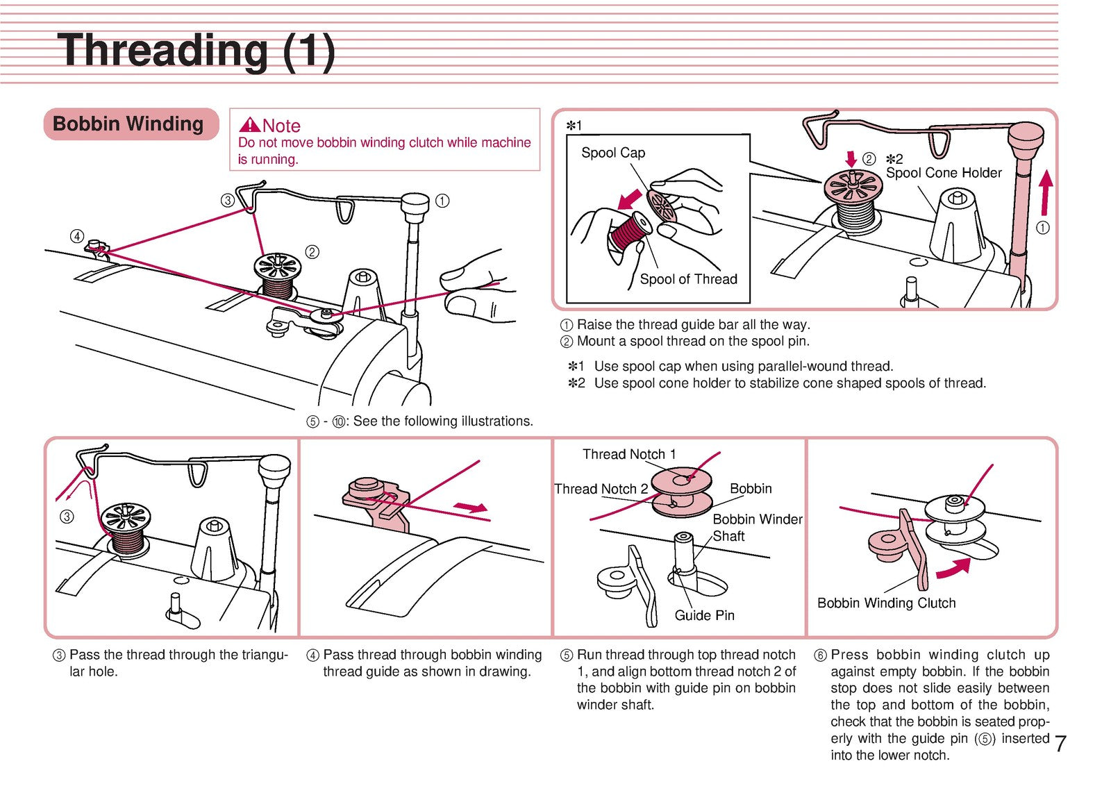 BABY LOCK Jane BL500A Sewing Machine Instruction Manual - WIRE BOUND - COVERS