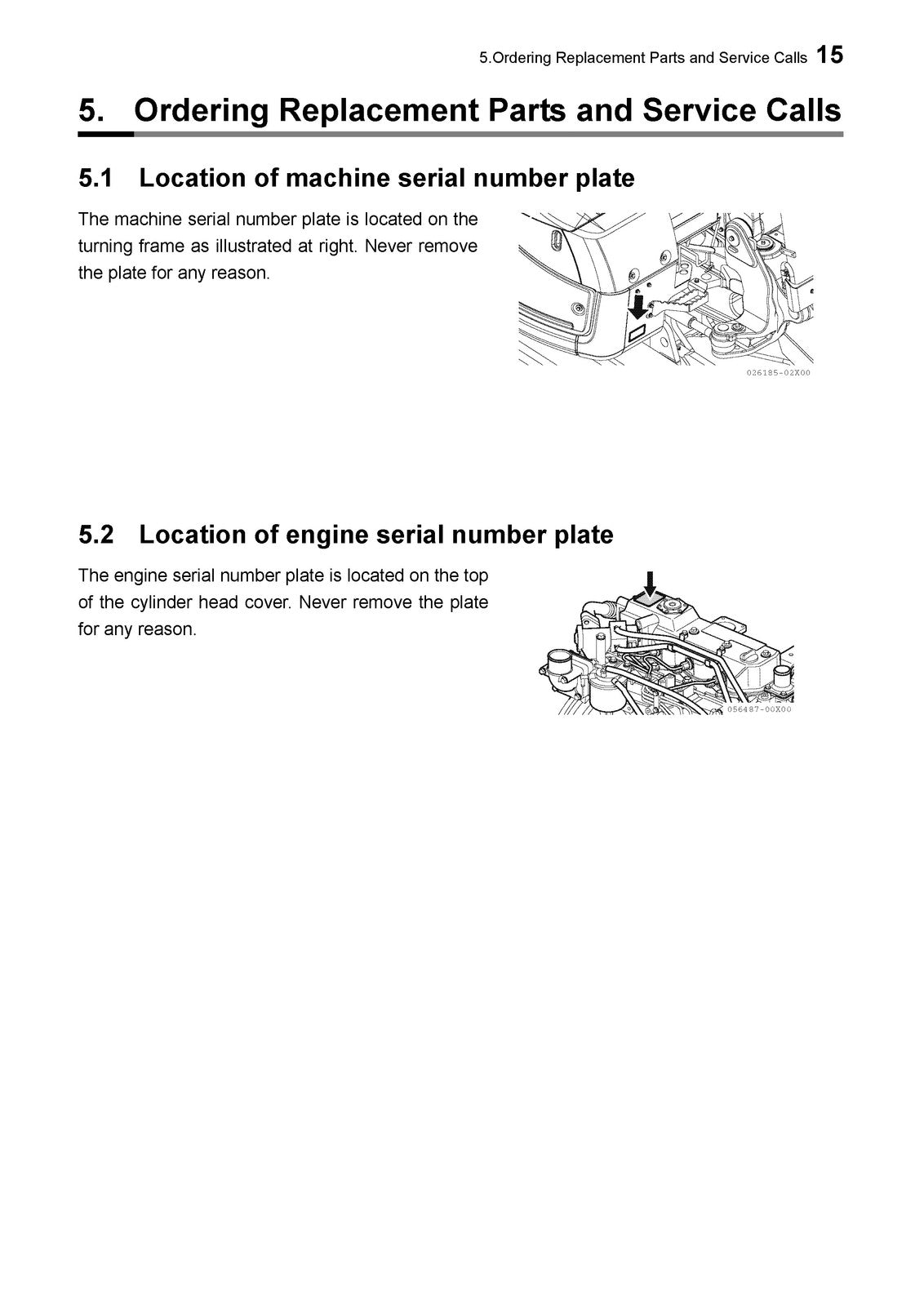 YANMAR ViO80-1 Excavator Operation  Maintenance Manual SN 10501 Up - WIRE BOUND