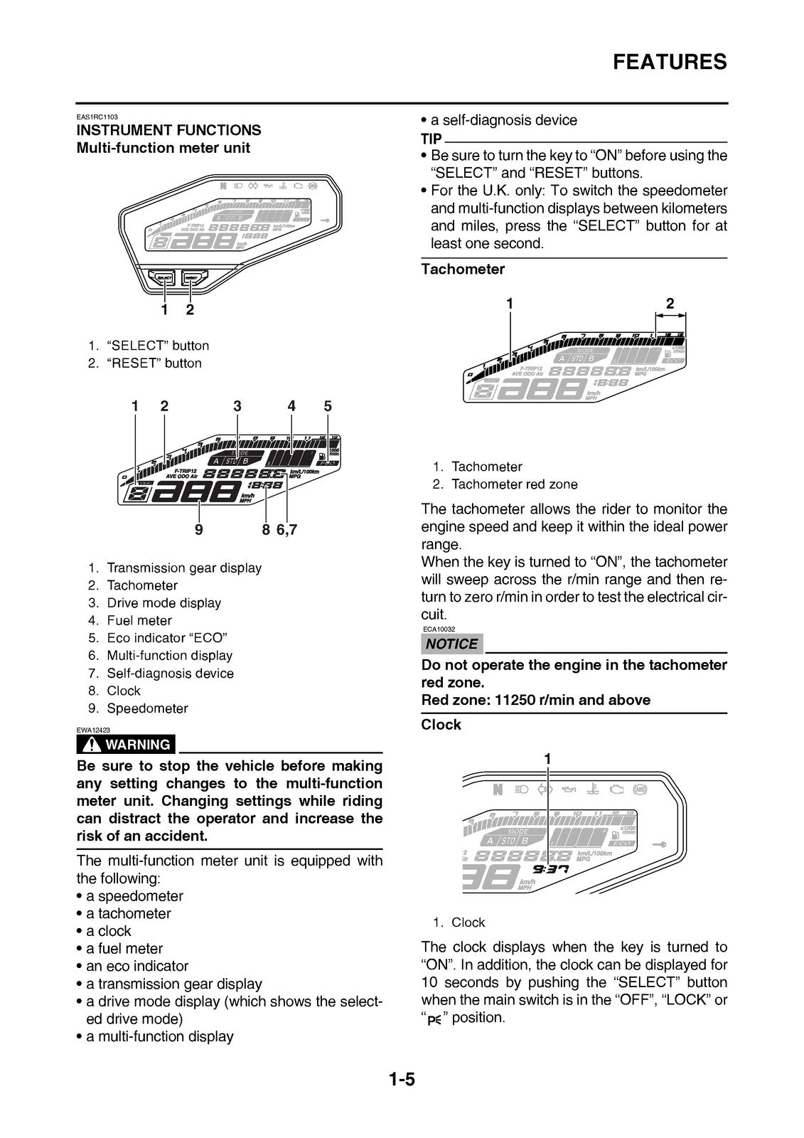 YAMAHA MT-09 MT-09A Motorcycle Service Manual 2014 - BOUND - COVERS - FOLDOUTS