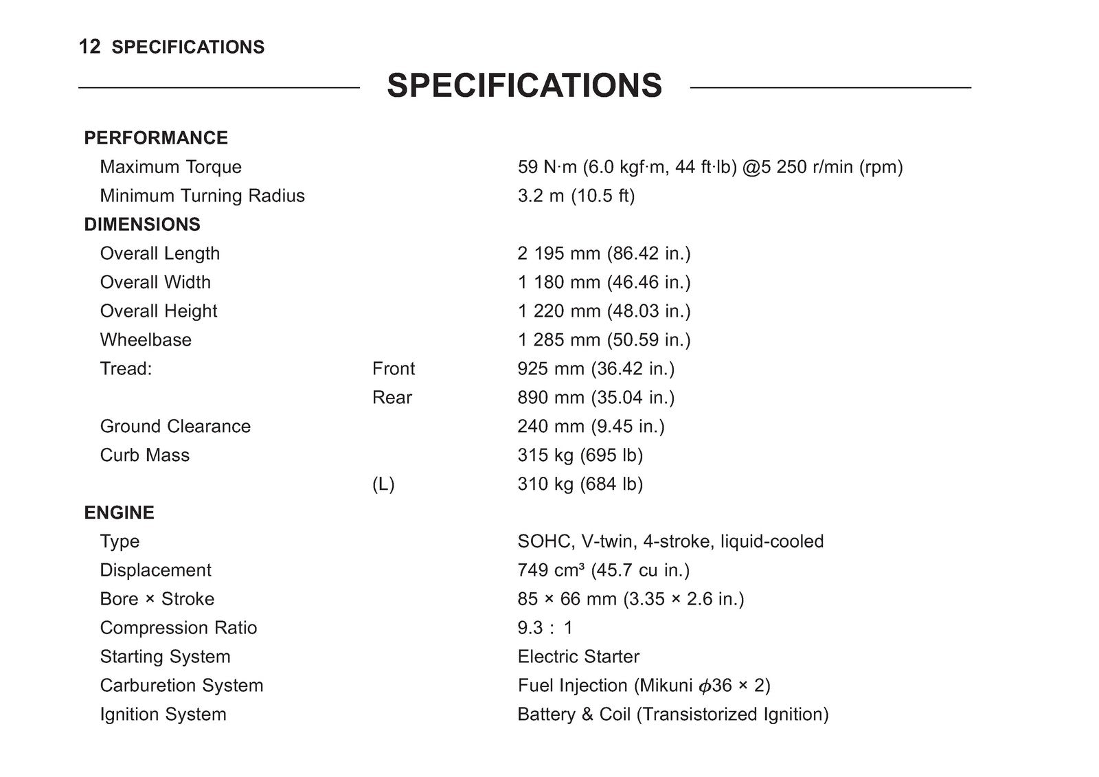 KAWASAKI Brute Force 750 4x4i Owners Manual 2013 - WIRE BOUND - TOUGH COVERS