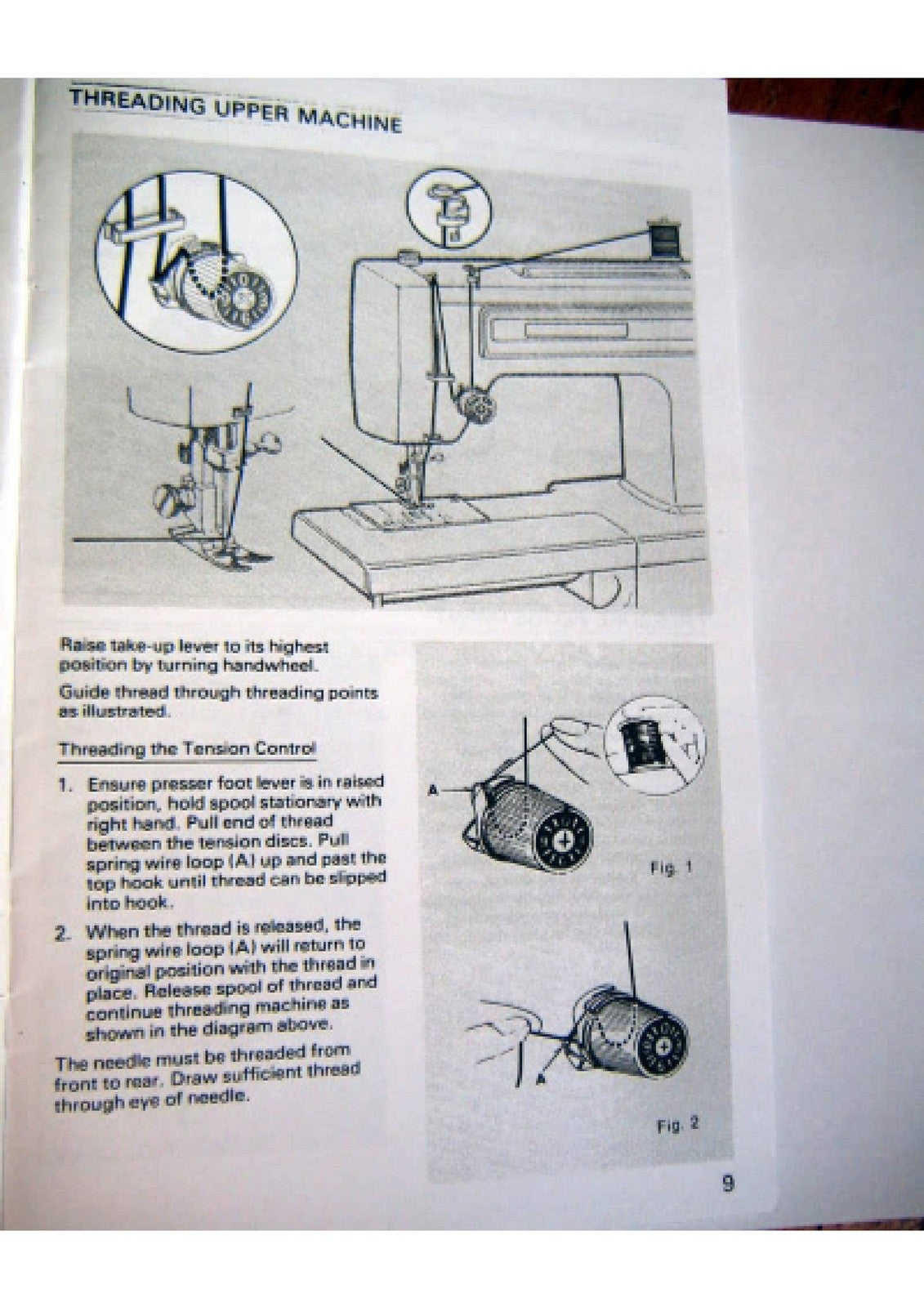 FRISTER ROSSMANN Beaver 2 Zig-Zag Sewing Machine Instruction Manual - WIRE BOUND