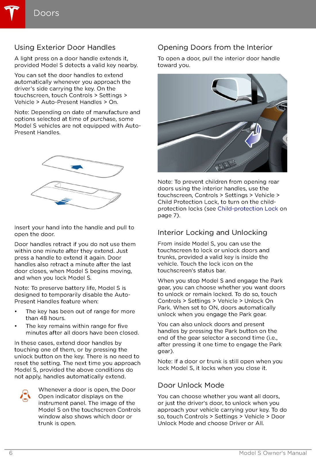 TESLA Model S Owners Manual 2017 - STEEL WIRE BOUND - PROTECTIVE COVERS