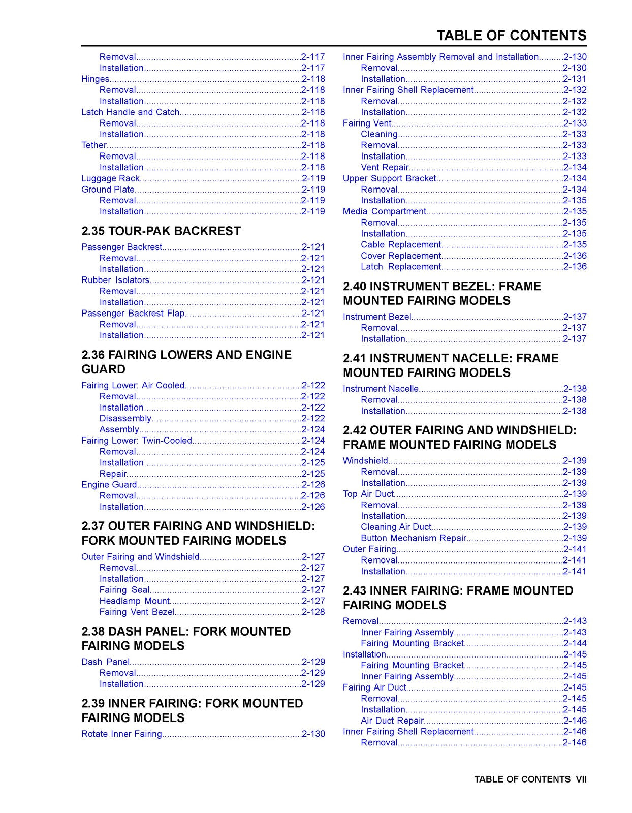 HARLEY DAVIDSON Touring Models Service Manual 2015 - BOUND - COVERS - FOLDOUTS