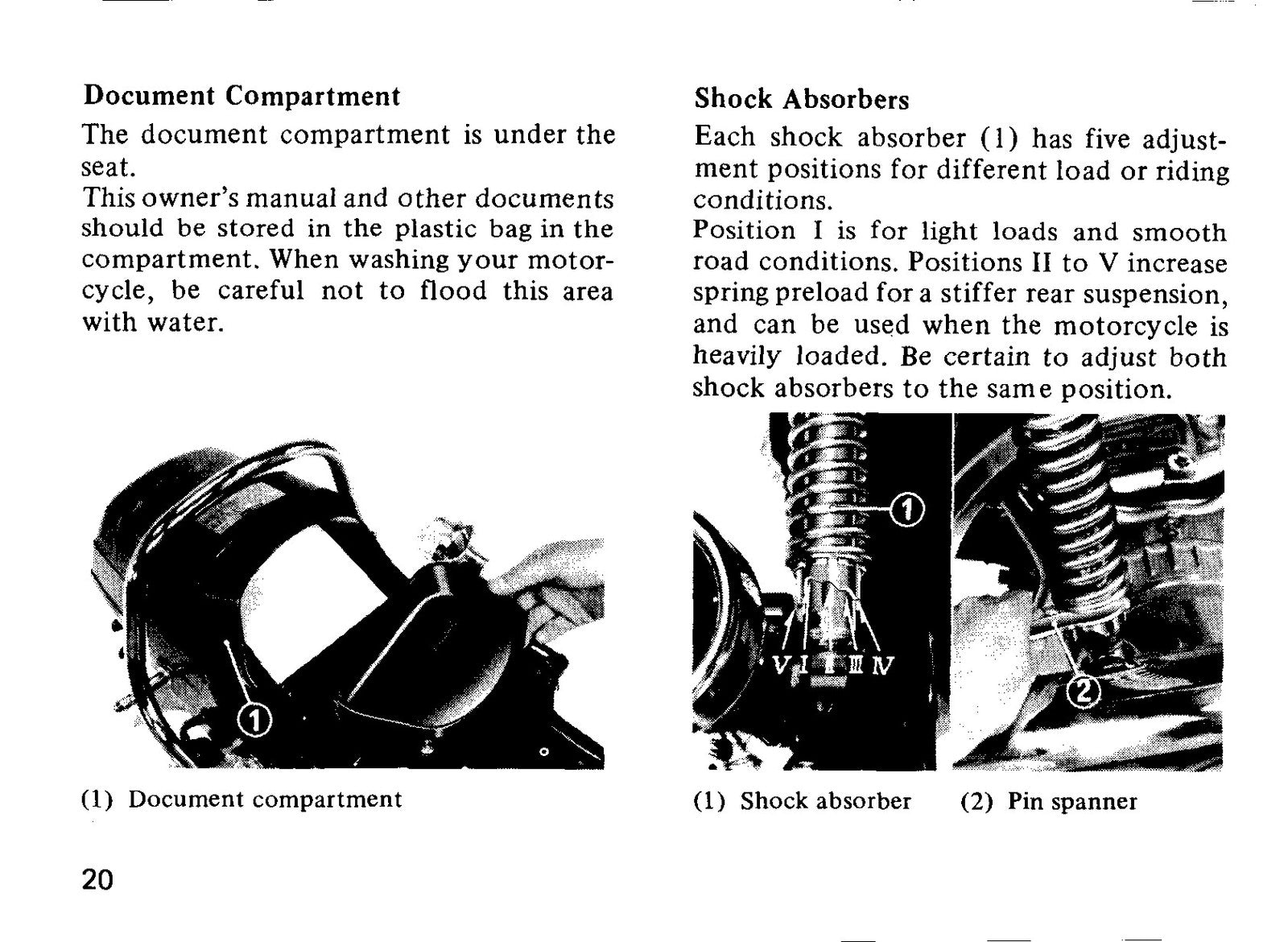 HONDA CX500 Motorcycle Owners Manual 1978 - STEEL WIRE BOUND - PROTECTIVE COVERS
