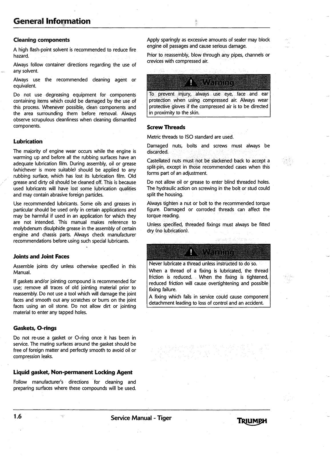 TRIUMPH Tiger 1050 Workshop Manual 2006 - STEEL WIRE BOUND - PROTECTIVE COVERS