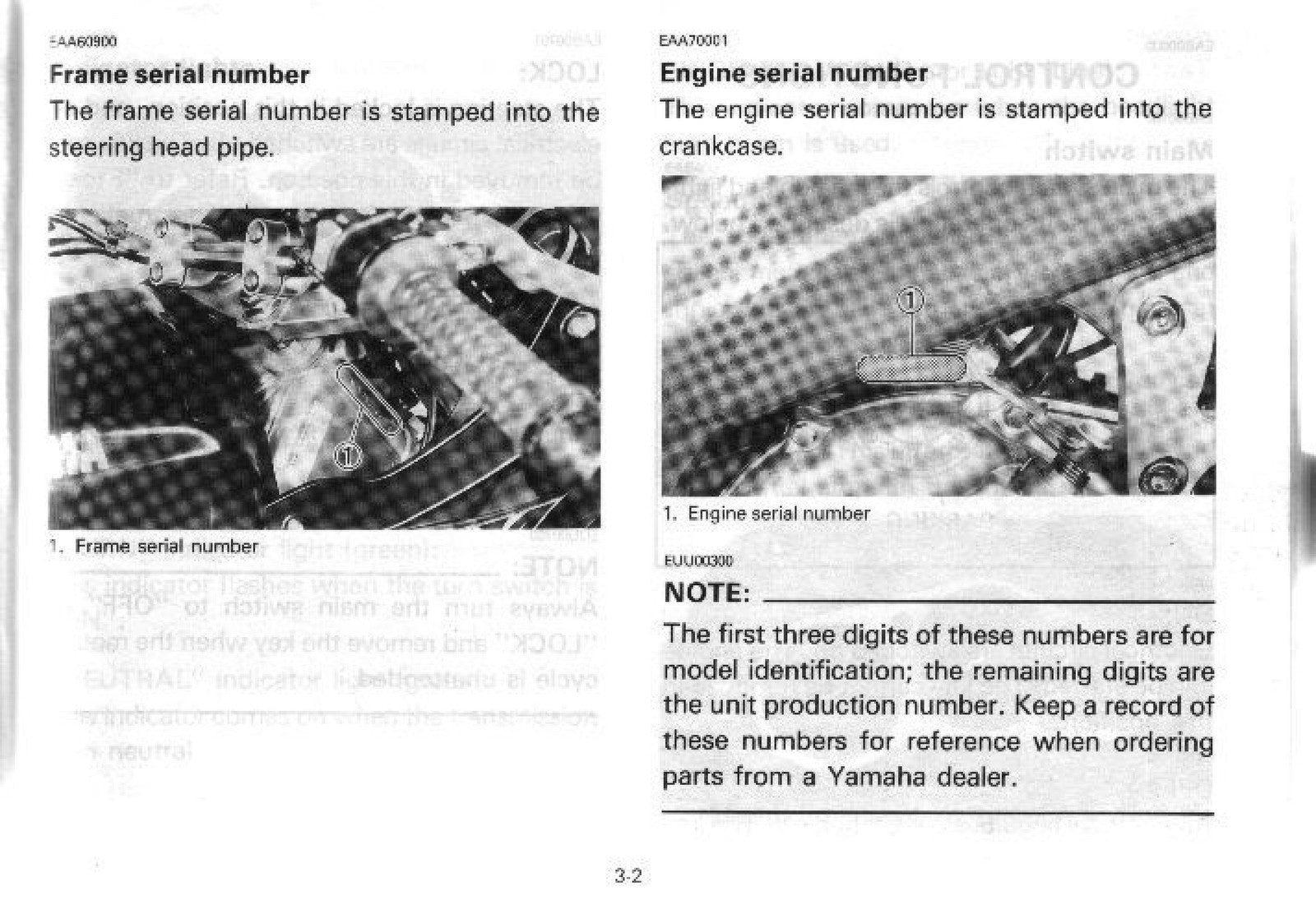 YAMAHA TDM850 Motorcycle Owners Manual 1994 - BOUND - COVERS - XL FOLDOUT PAGES