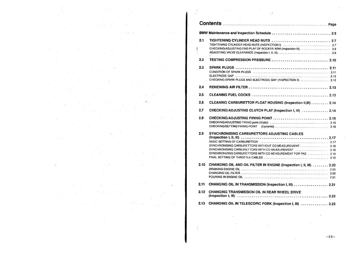 BMW R80GS R100R Motorcycle Repair Manual - STEEL WIRE BOUND - PROTECTIVE COVERS