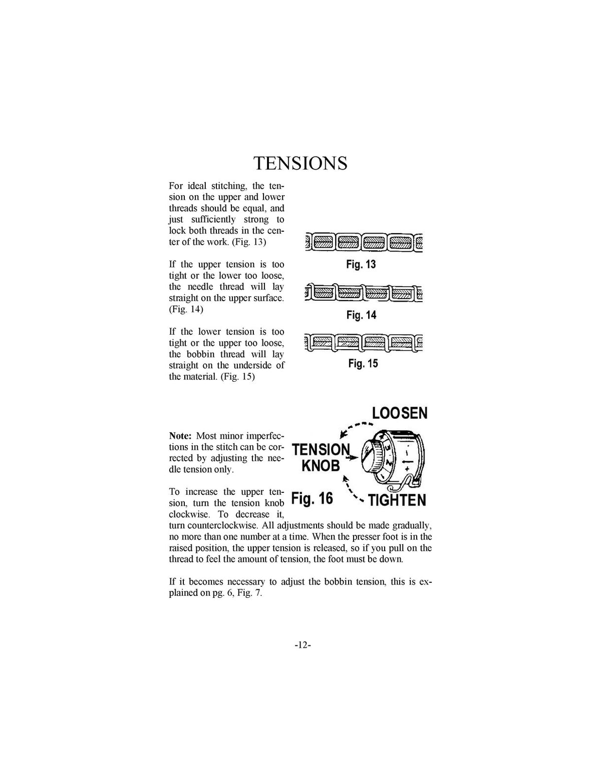 SINGER HA-1 15 Class Sewing Machine Instruction Manual - WIRE BOUND - COVERS