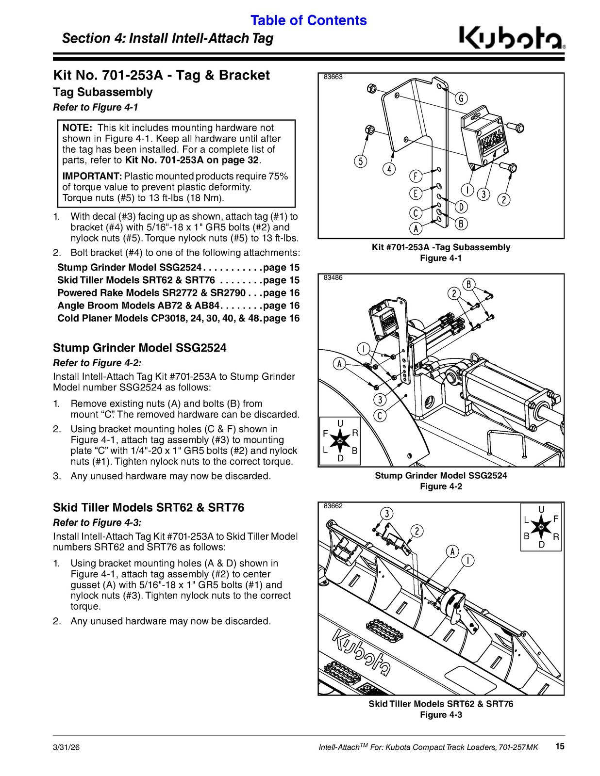 LAND PRIDE Intell-attach Operators Manual - STEEL WIRE BOUND - TOUGH COVERS
