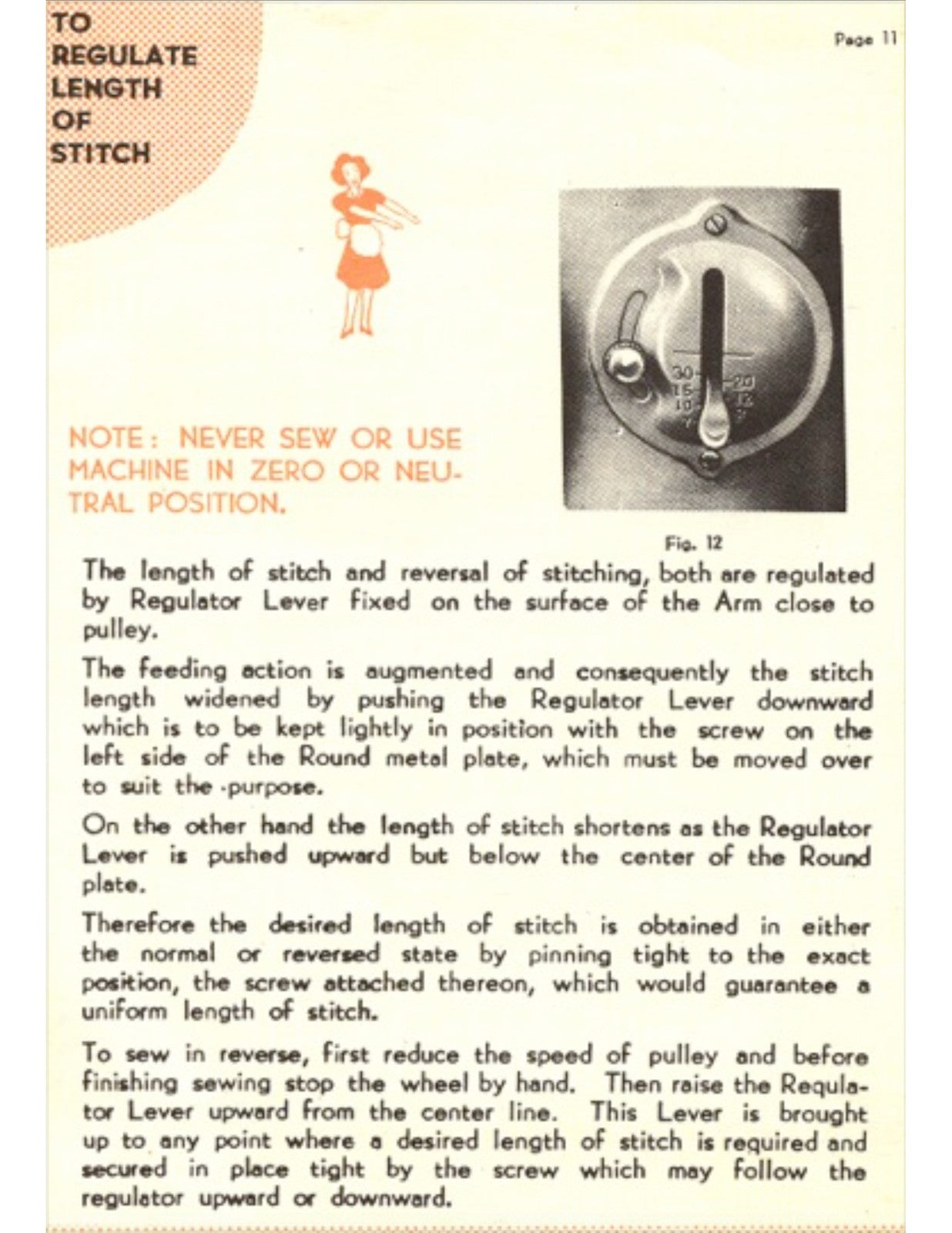 E-Z Adjust Stitch Regulator Sewing Macine 15 Clone Precision Deluxe 30 Manual