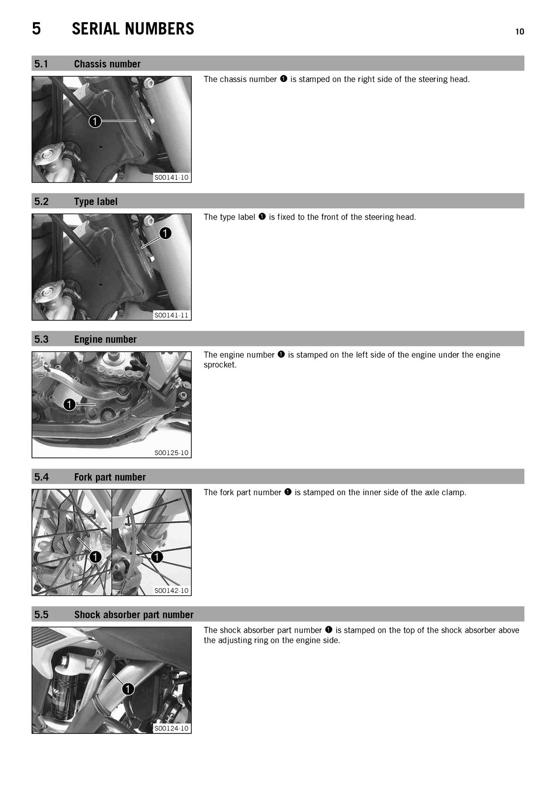 KTM 450 SX-F 450 XC-F Owners Manual 2013 - STEEL WIRE BOUND - PROTECTIVE COVERS