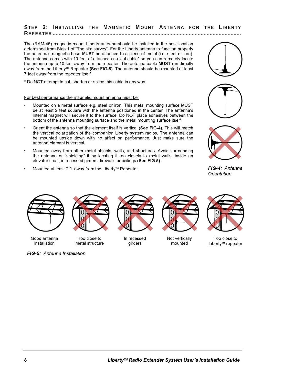 RITRON Liberty RLR-460 Radio Extender System Users Installation Guide - BOUND