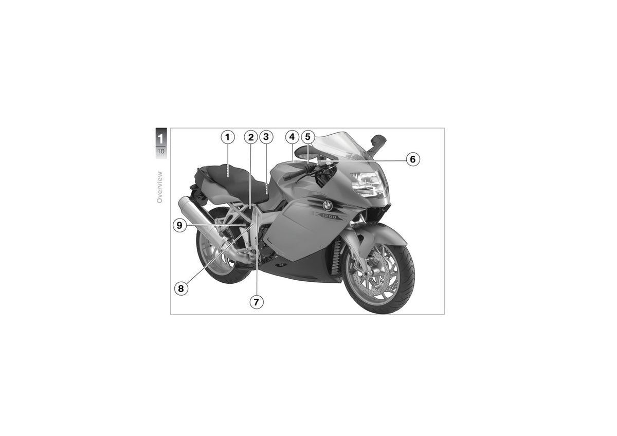 BMW K1200S Motorcycle Riders Manual 2004 - STEEL WIRE BOUND - PROTECTIVE COVERS