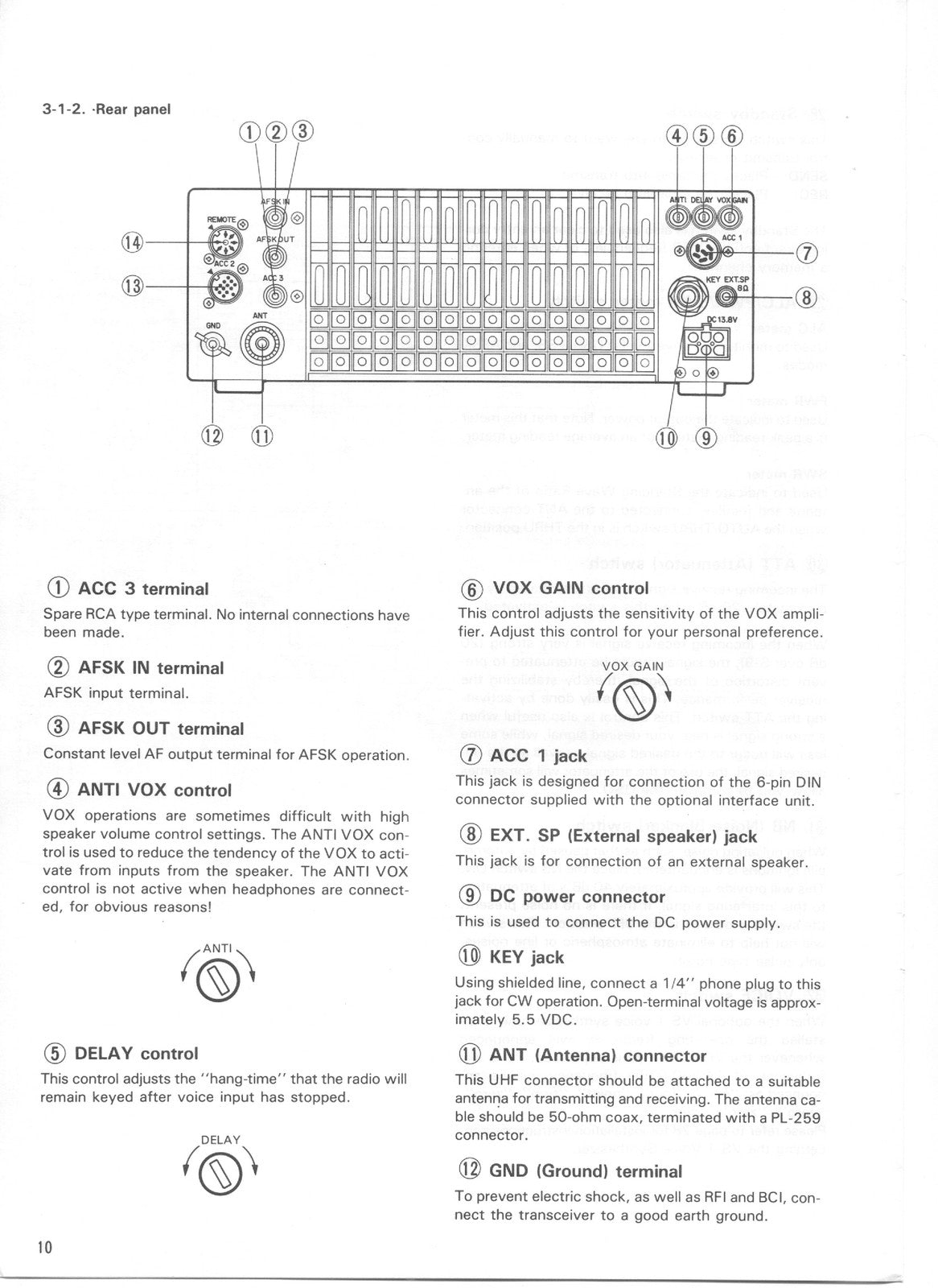 KENWOOD TS-440S HF Transceiver Instruction Manual - WIRE BOUND - TOUGH COVERS