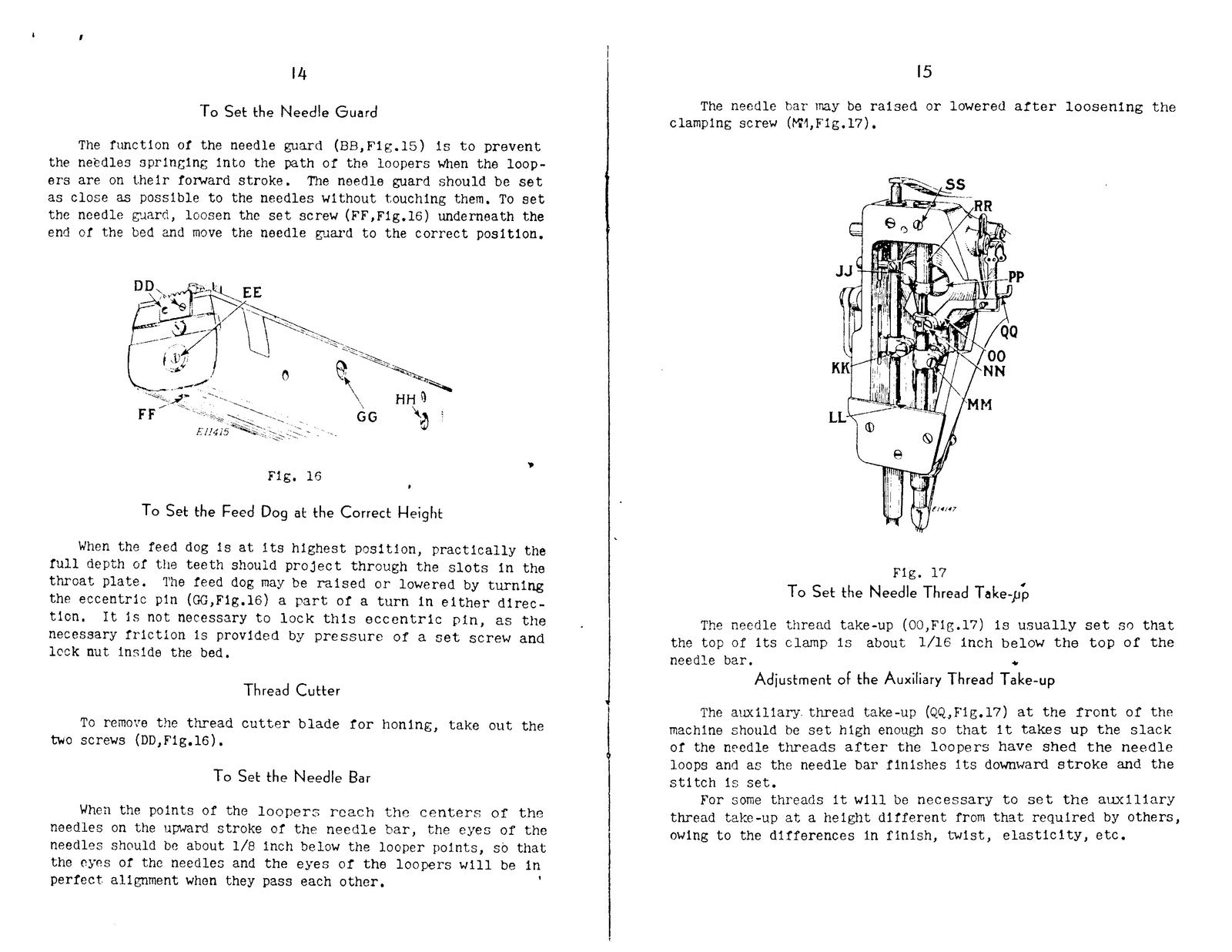 SINGER 231 231-8 Sewing Machine Service Manual - STEEL WIRE BOUND - TOUGH COVERS