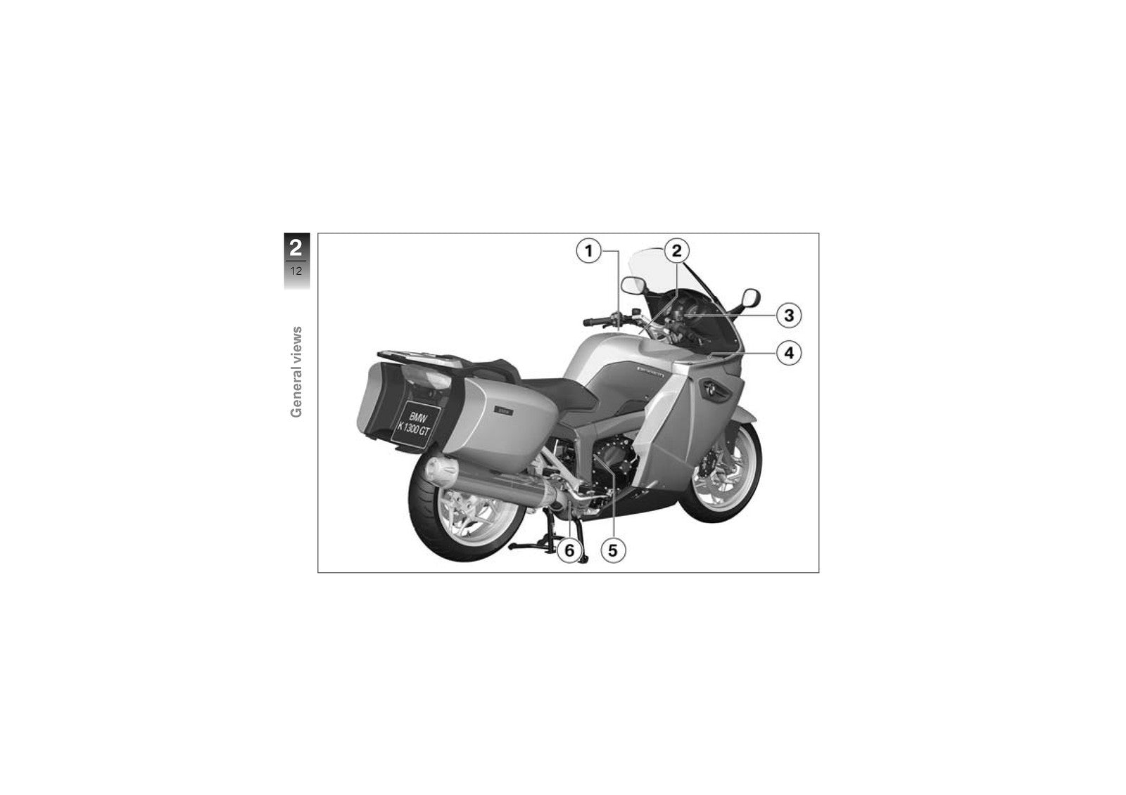 BMW K1300GT Motorcycle Riders Manual 2008 - STEEL WIRE BOUND - PROTECTIVE COVERS